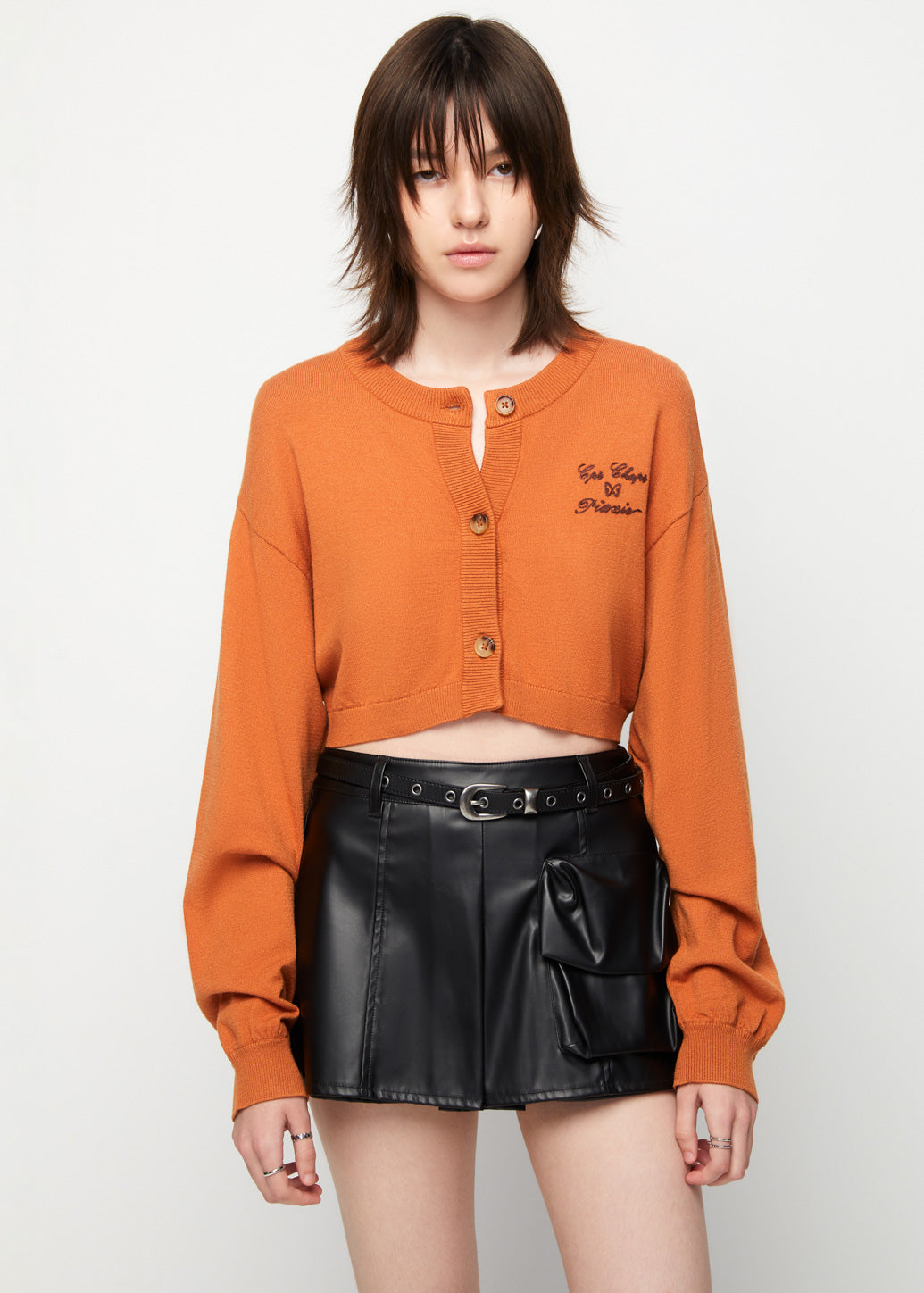 PIXXIE CROPPED CARDIGAN