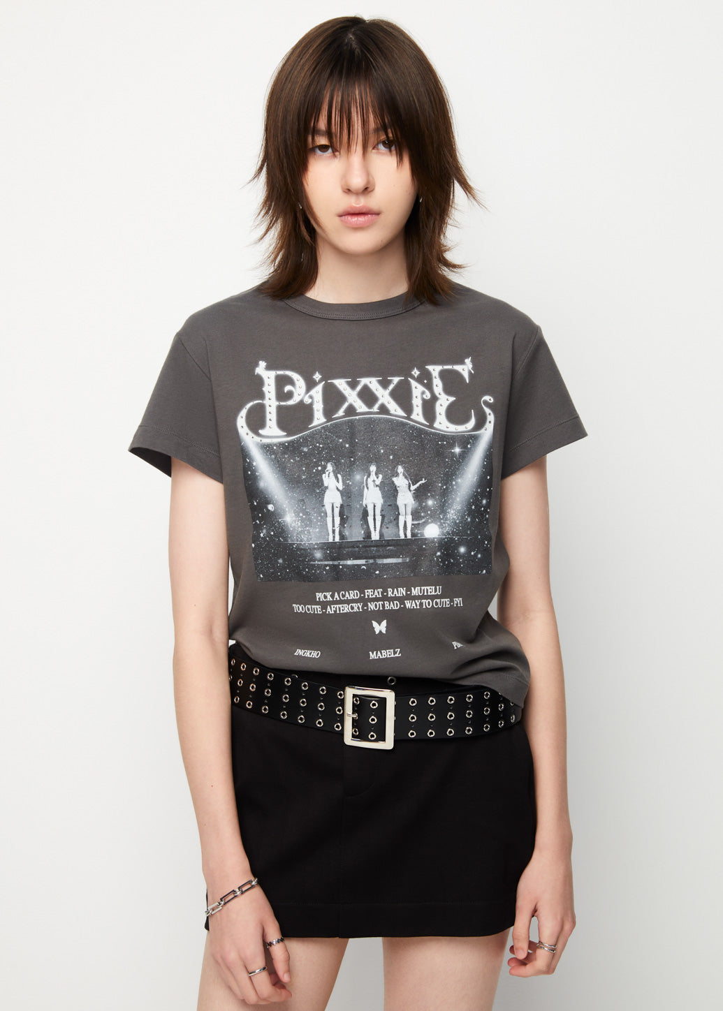 BLACK PIXXIE GRAPHIC TEE
