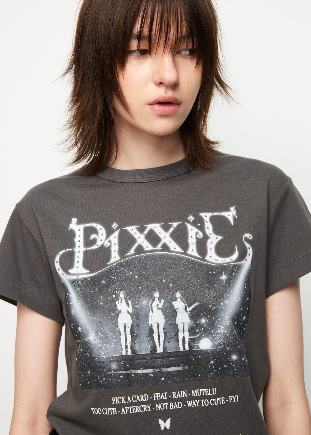 BLACK PIXXIE GRAPHIC TEE