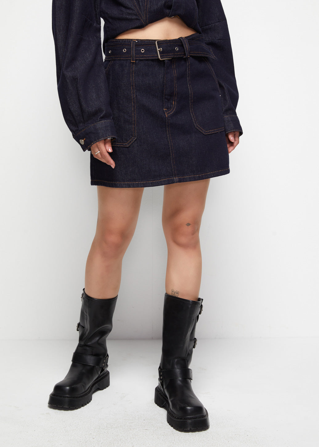 INDIGO JEANS SKIRT