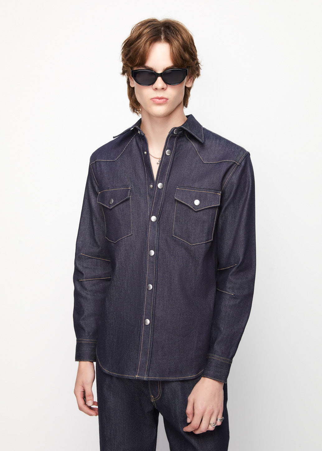 RAW DENIM SHACKET