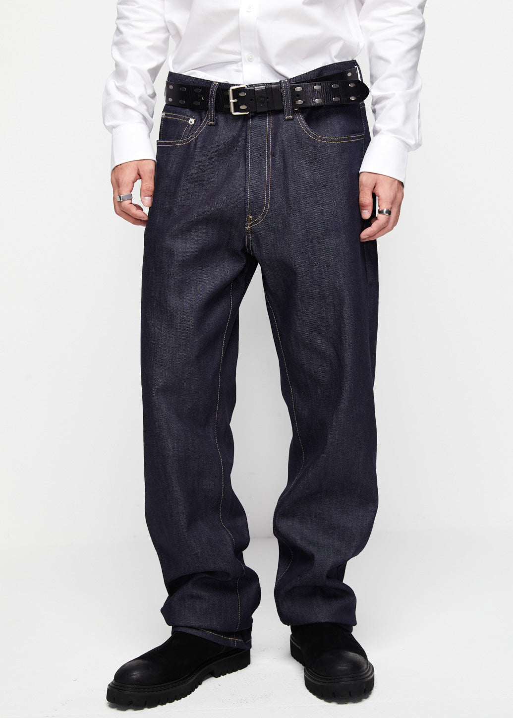 RAW DENIM PANTS