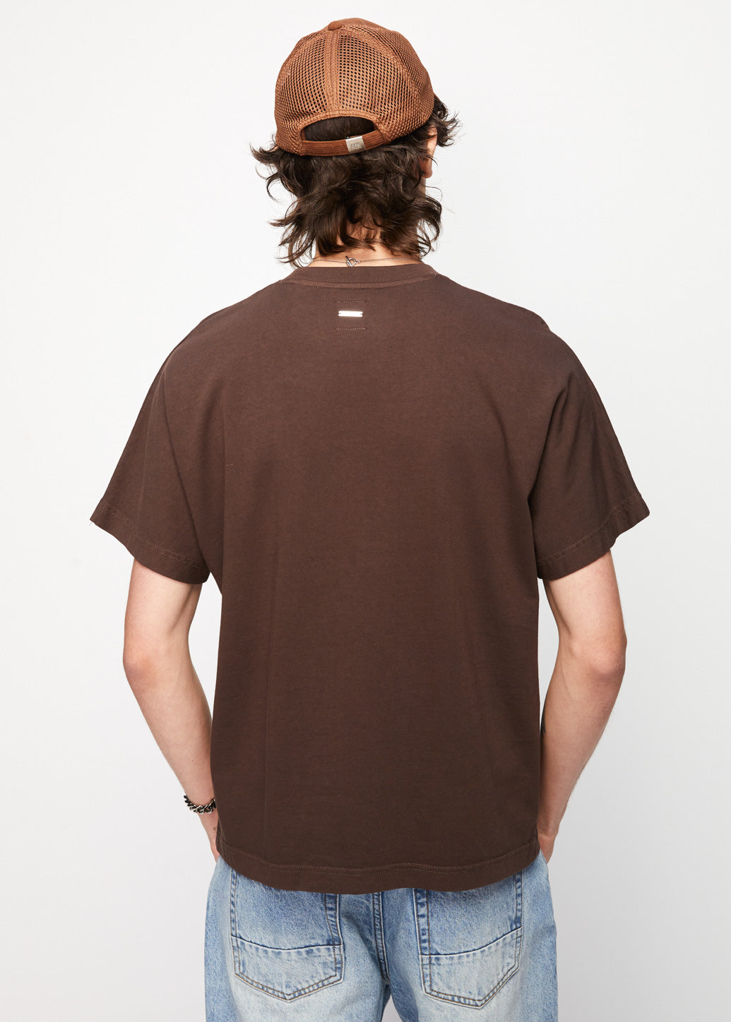 GARMENT WASHED SEAMLESS TEE