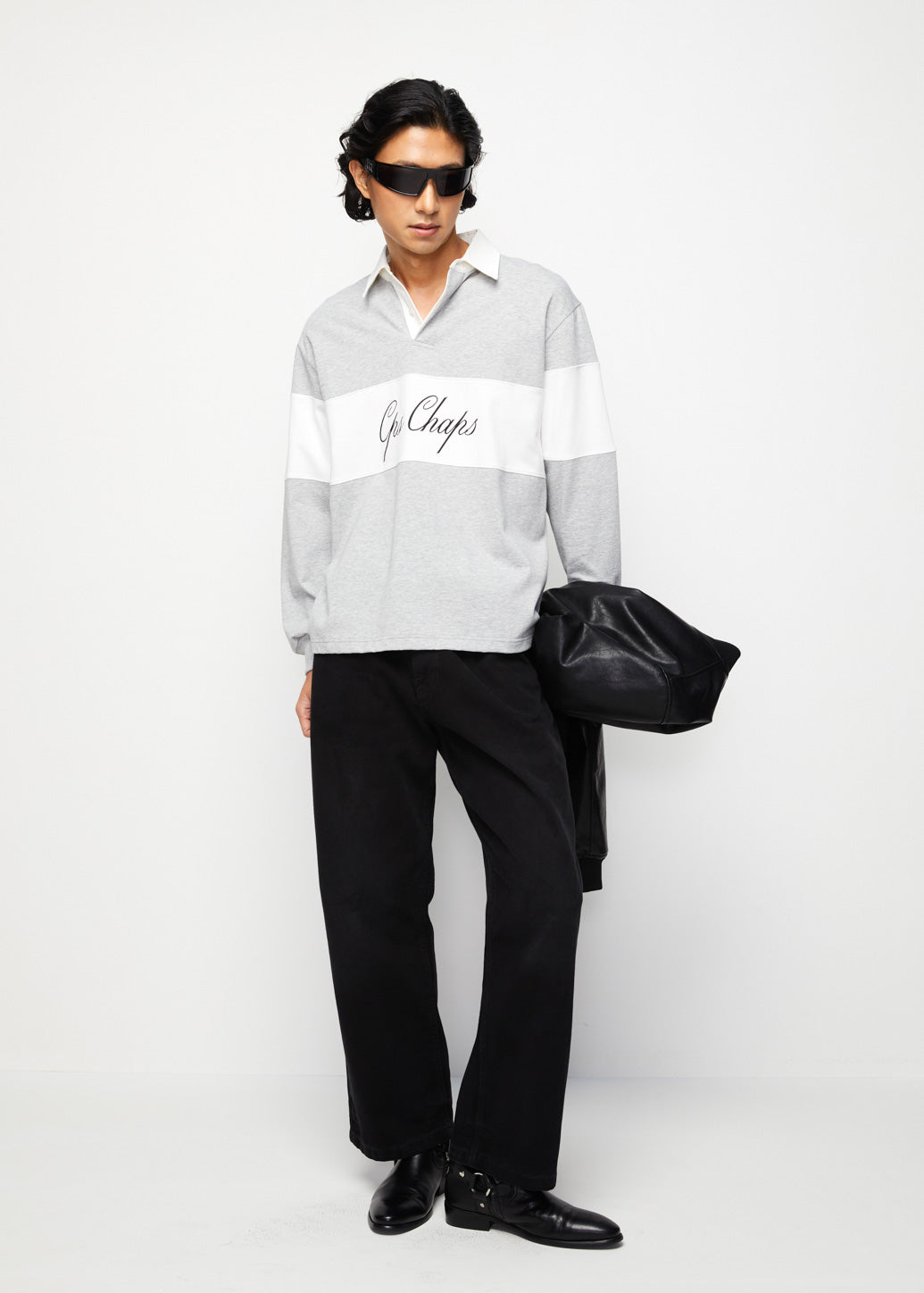 TRIPED RUGBY POLO SHIRT