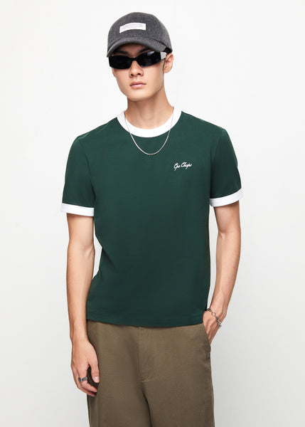 EMBROIDERED LOGO RINGER TEE – CPS Chaps Official Store