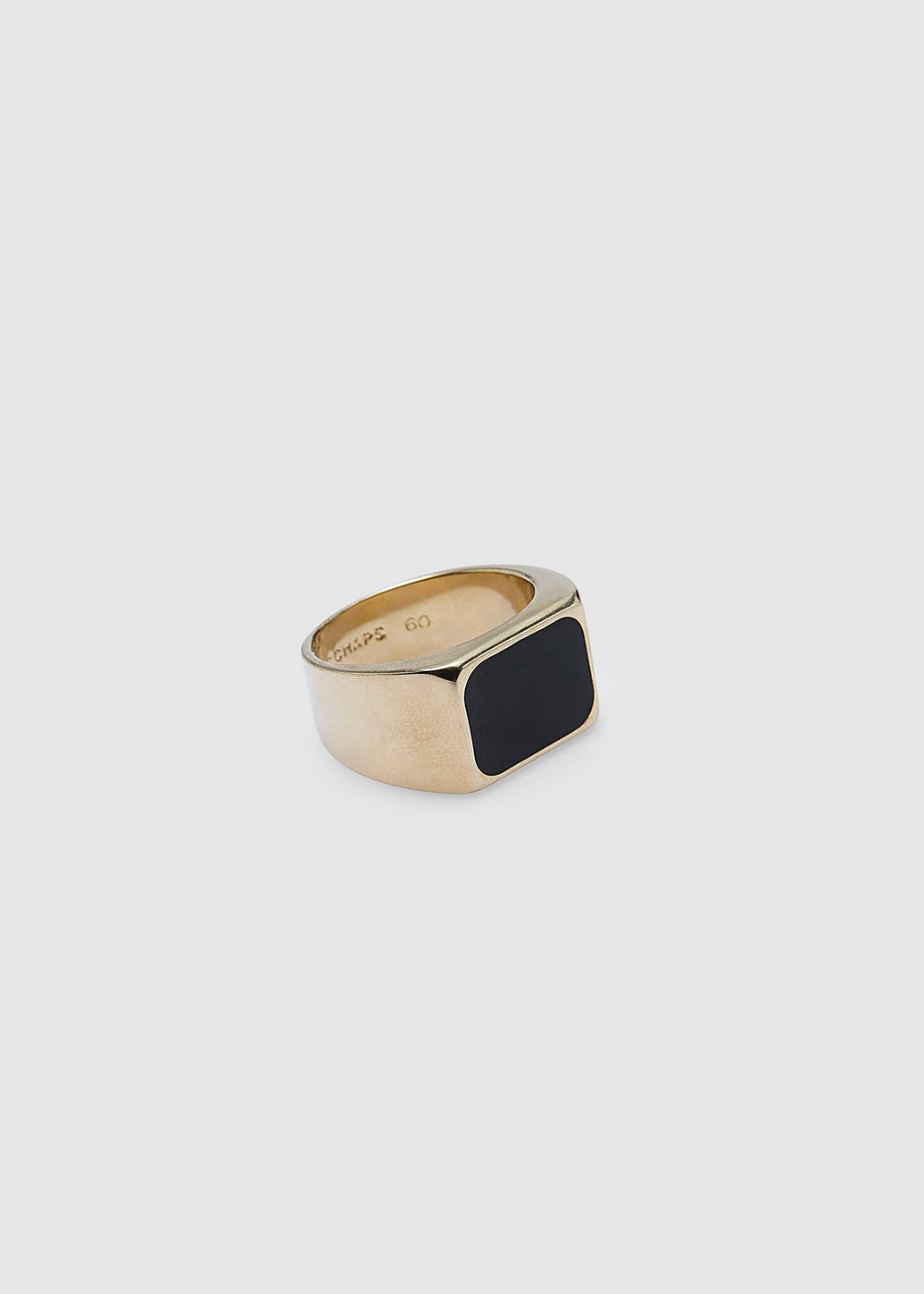 ENAMEL NOIR RING