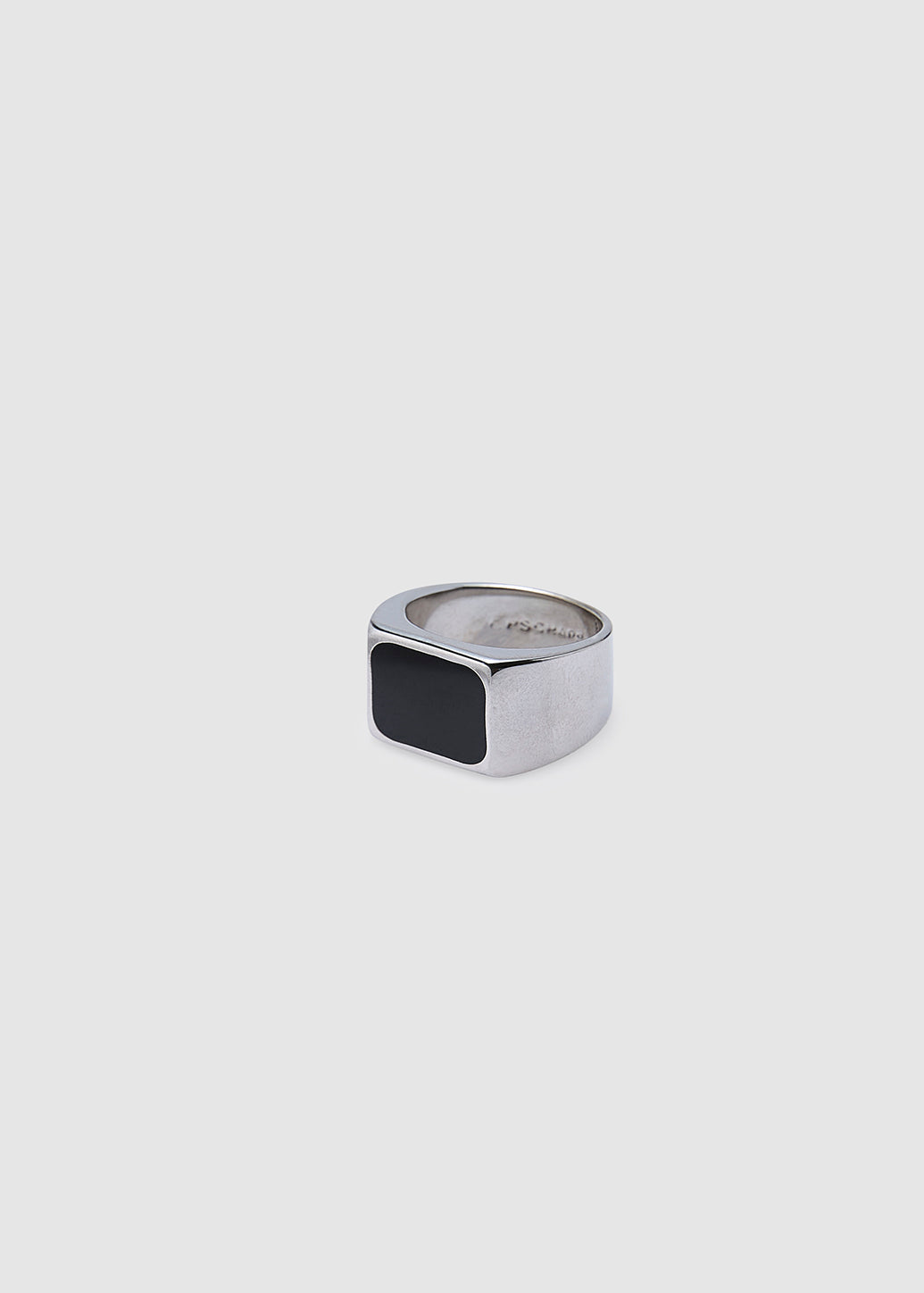 ENAMEL NOIR RING