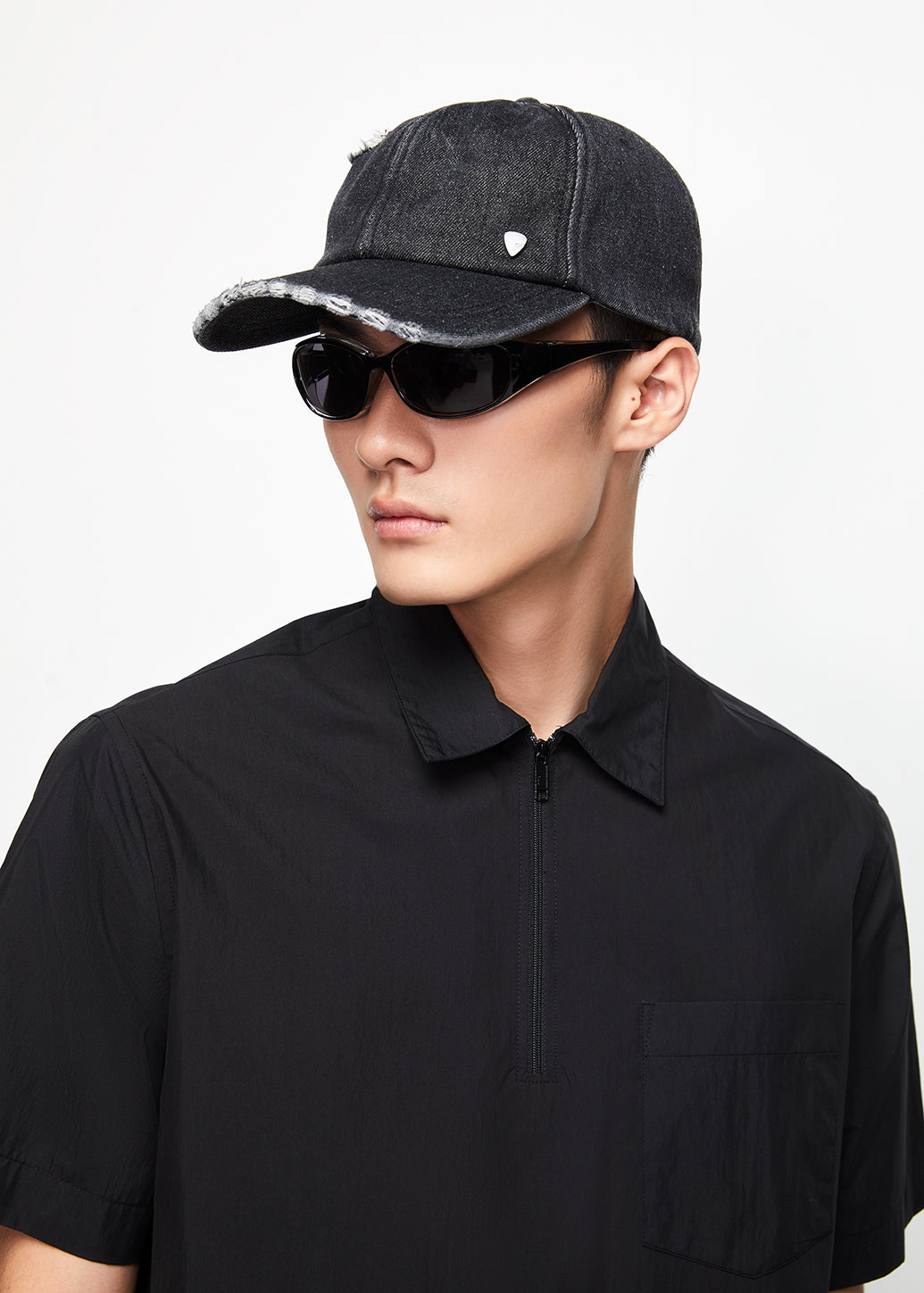 BLACK DESTROYED CAP