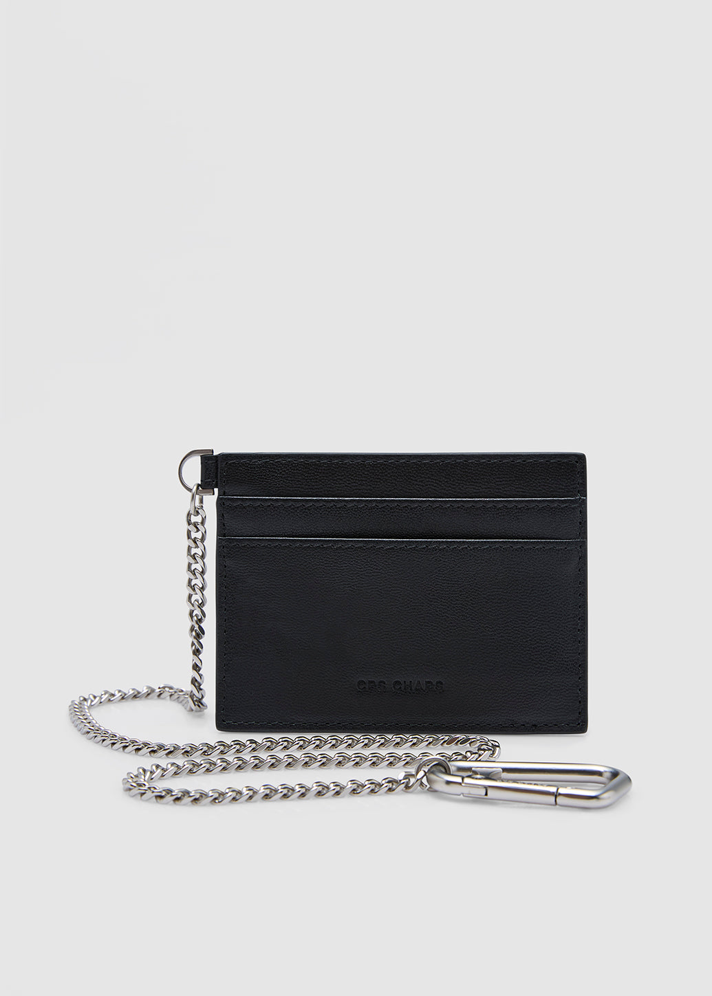 LEATHER CARD HOLDER WITH CHAIN