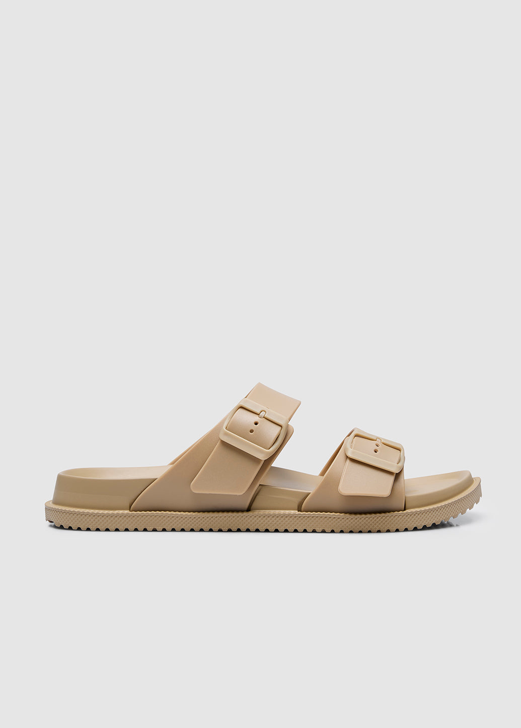 DOUBLE STRAP BUCKLE SANDALS