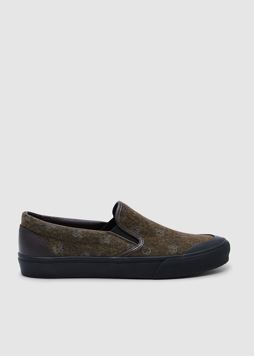 MONOGRAM DENIM LOAFERS