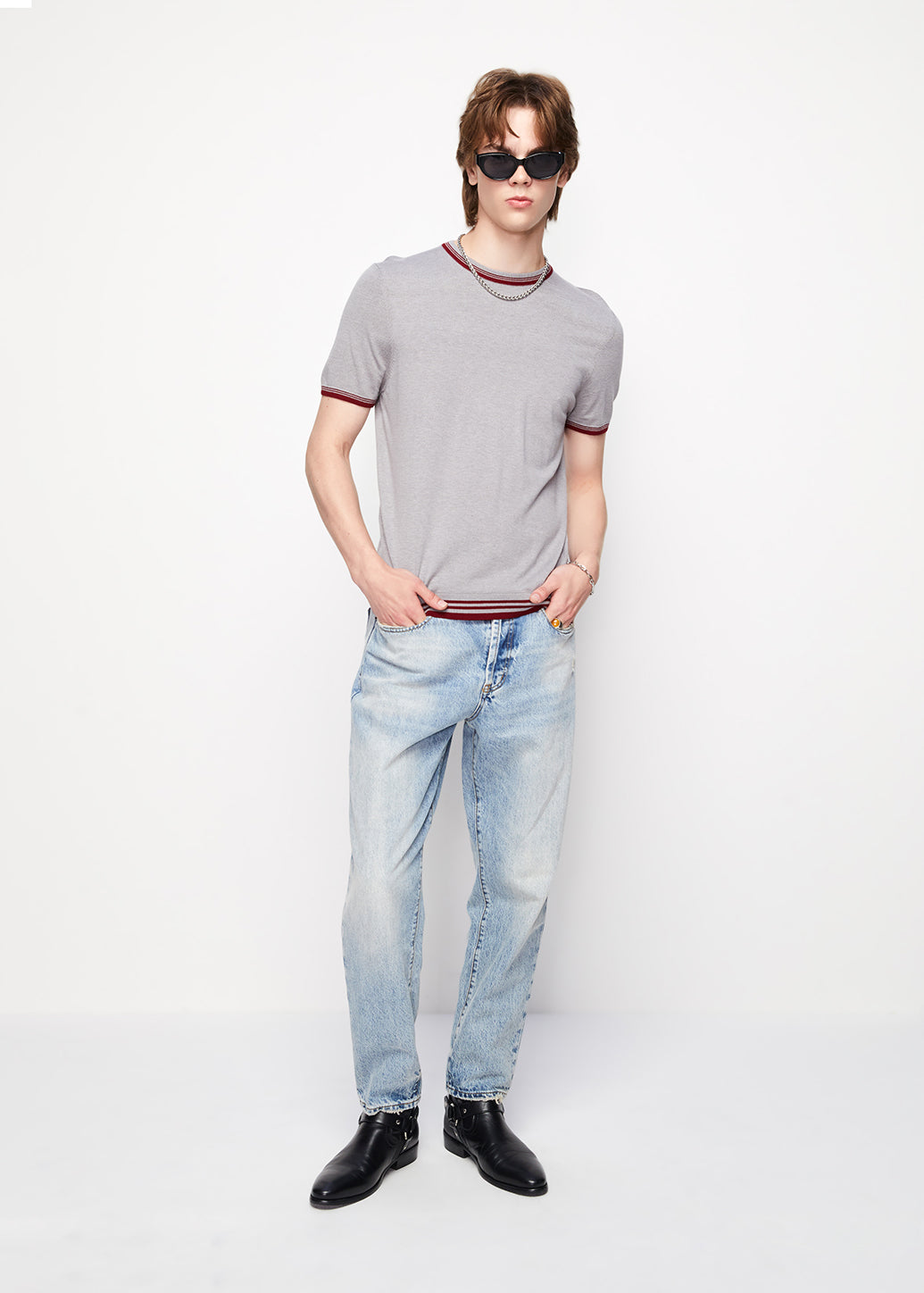 SIGNATURE LIGHT WASHED SKINNY JEANS