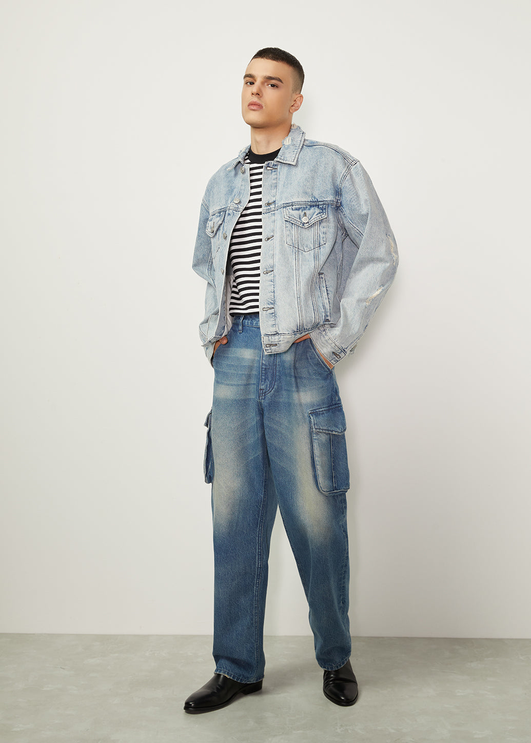 BLUE CARGO JEANS
