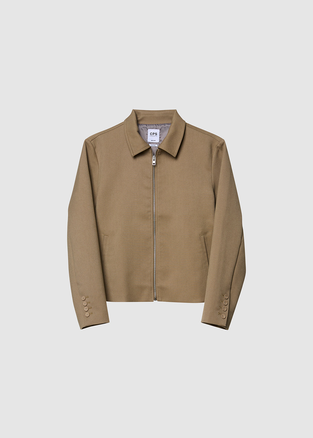 ジャケット・アウター MONOHA Coated cotton work jacket / brown 5cd969e134b57.jpg