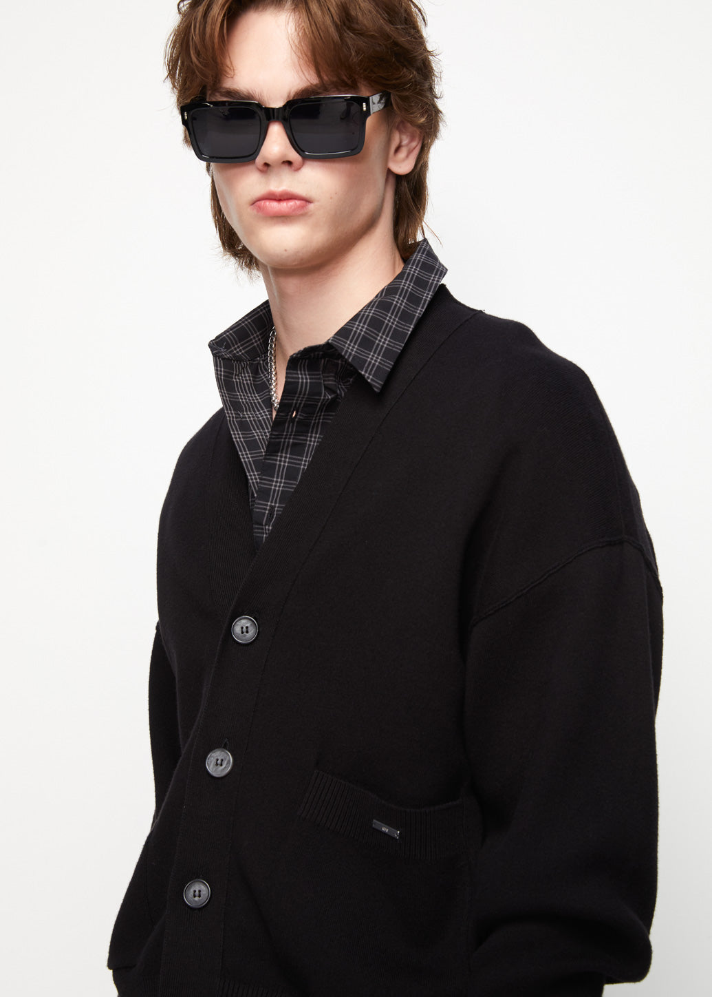 BOXY KNITTED CARDIGAN