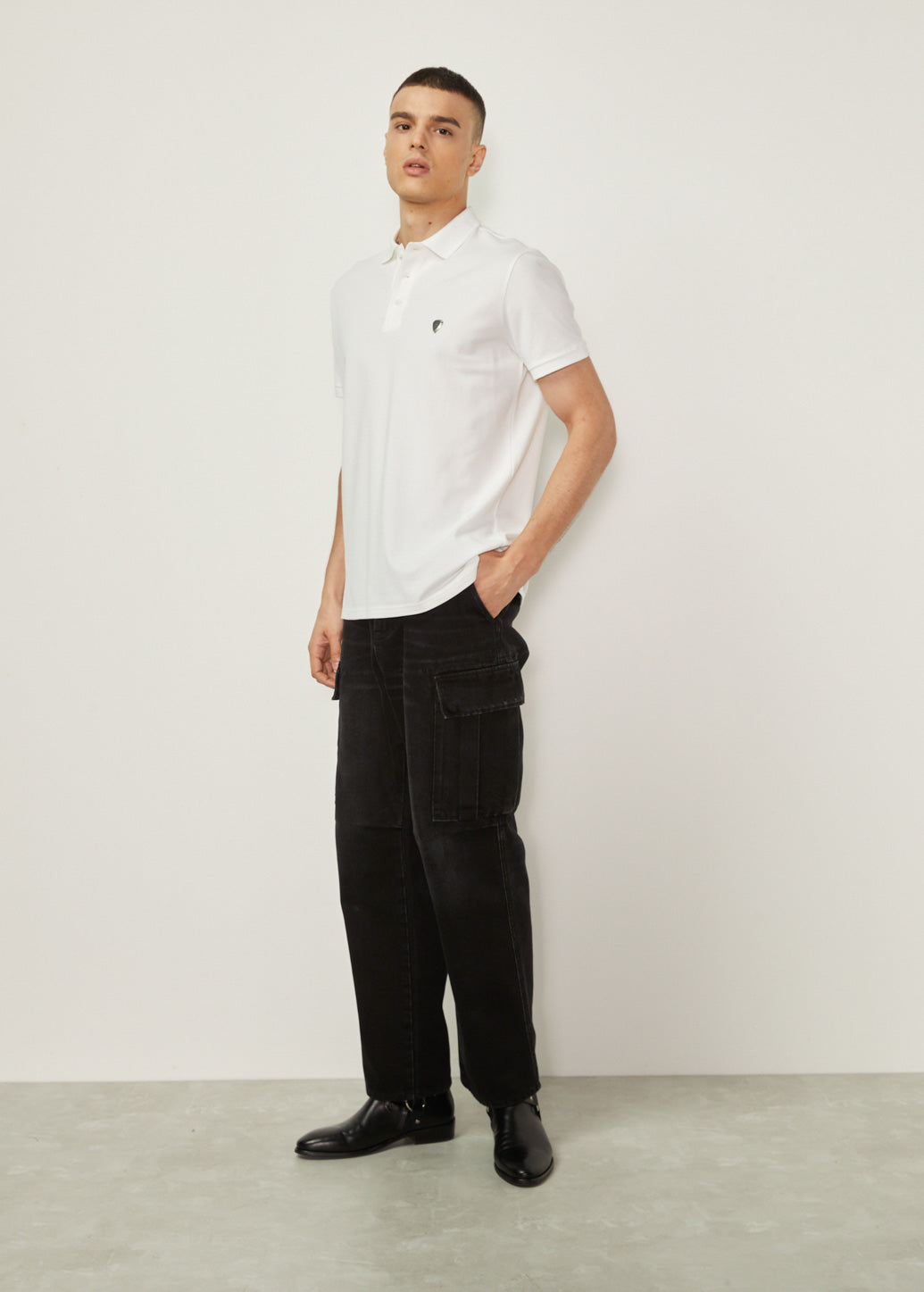 SYMBOLIC PIQUE POLO SHIRT