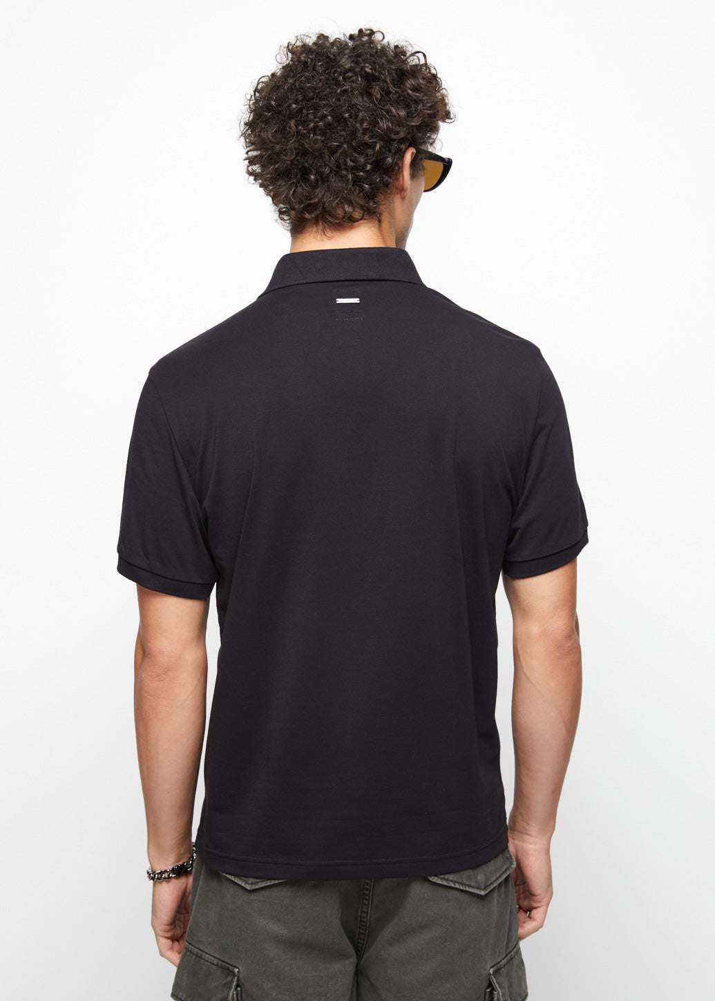 STAND COLLAR JERSEY POLO - CPS Chaps Official Store