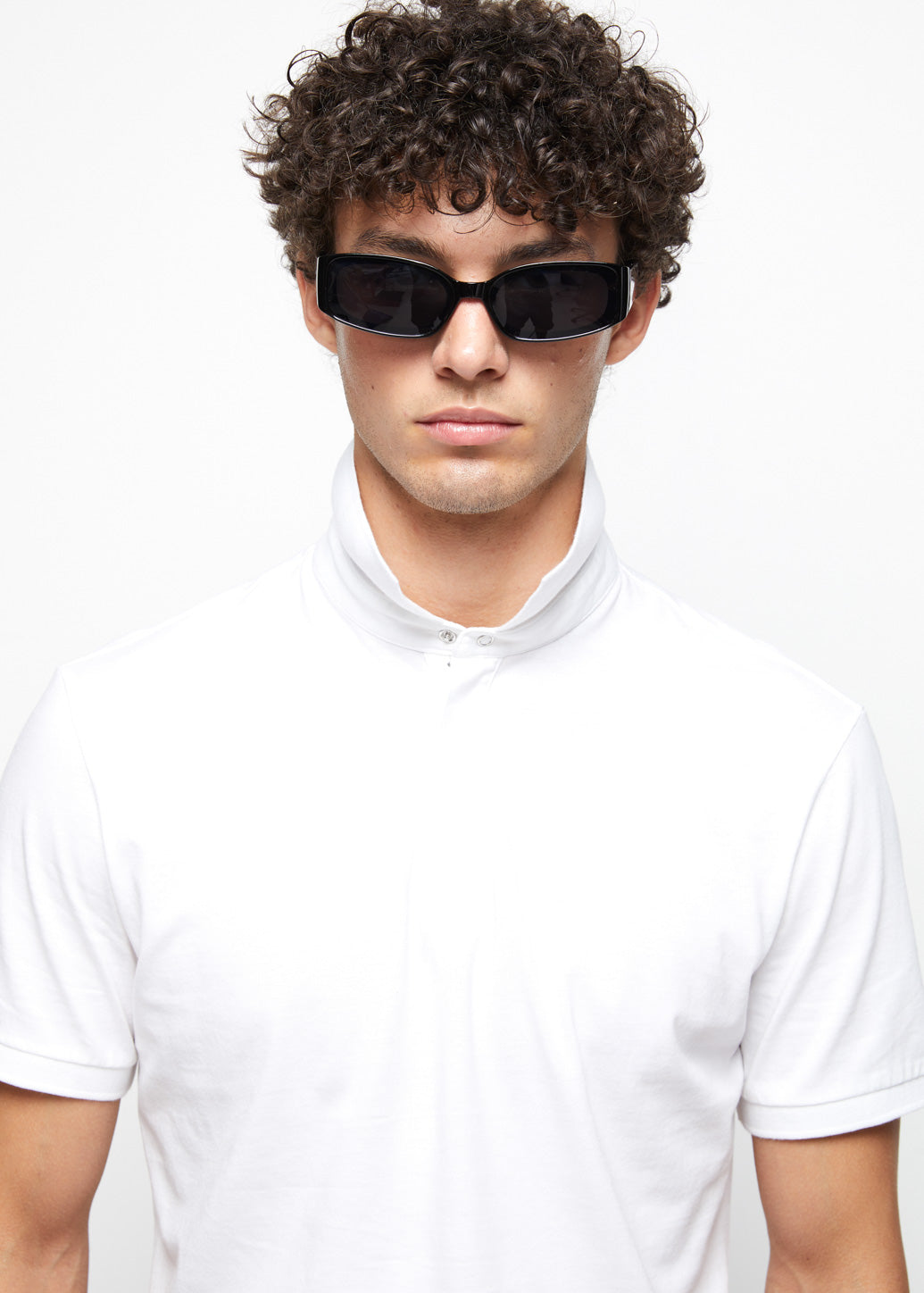 STAND COLLAR JERSEY POLO - CPS Chaps Official Store