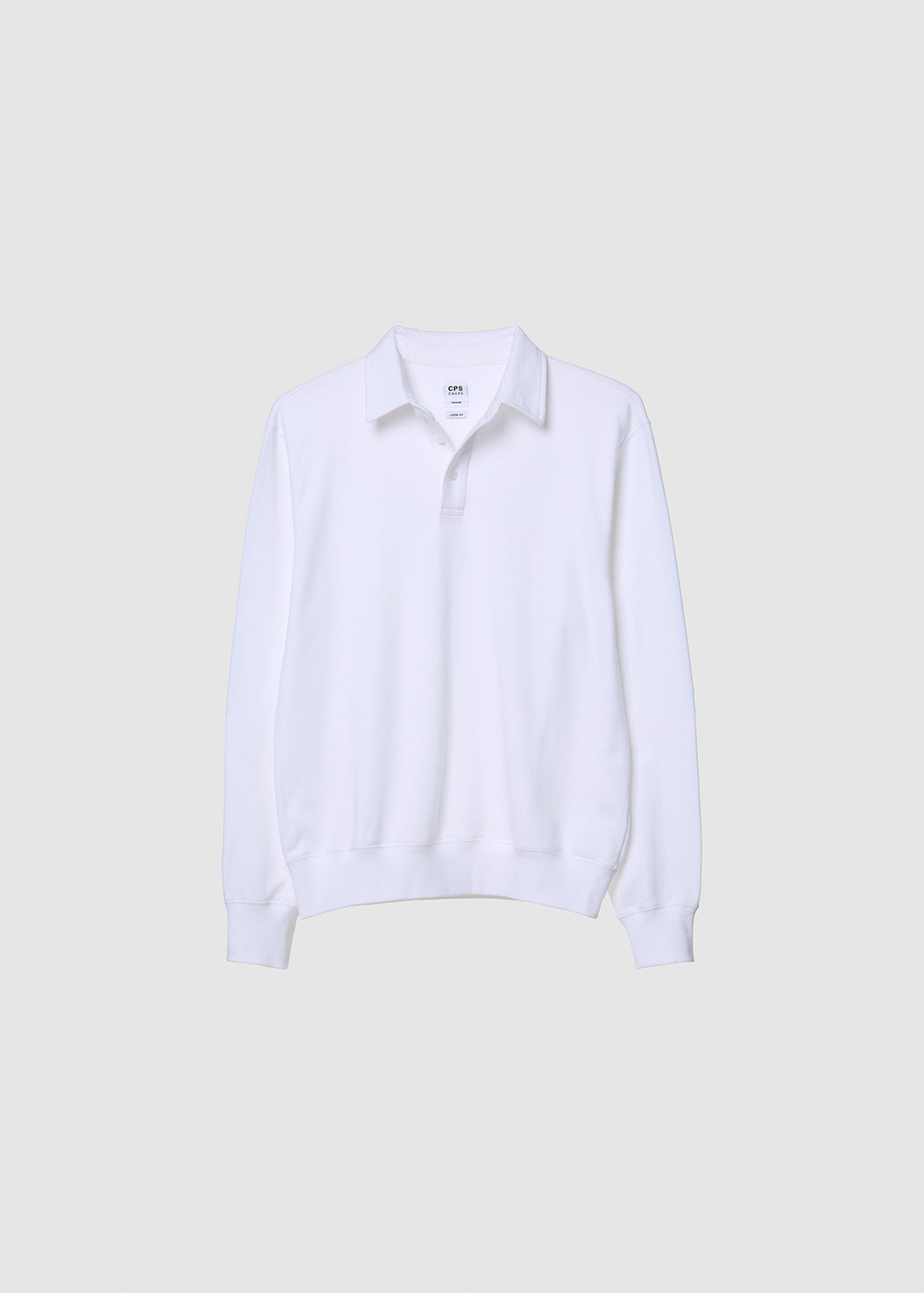 RELAXED FIT POLO SWEATSHIRT - CPS Chaps Official Store