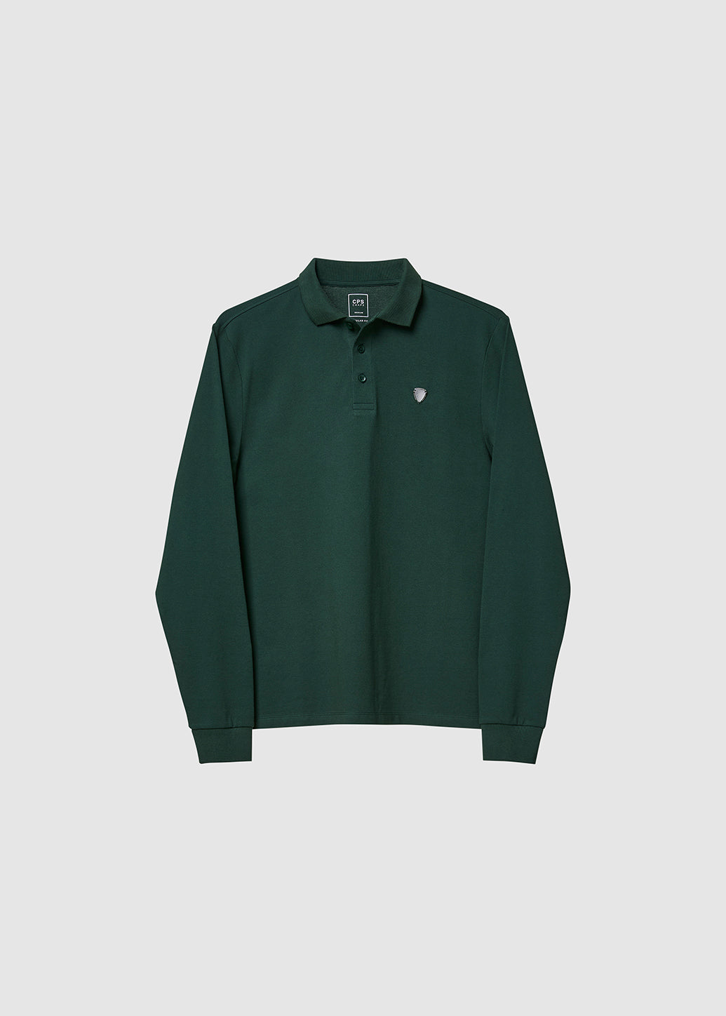 LONG SLEEVE PIQUE POLO SHIRT – CPS Chaps Official Store