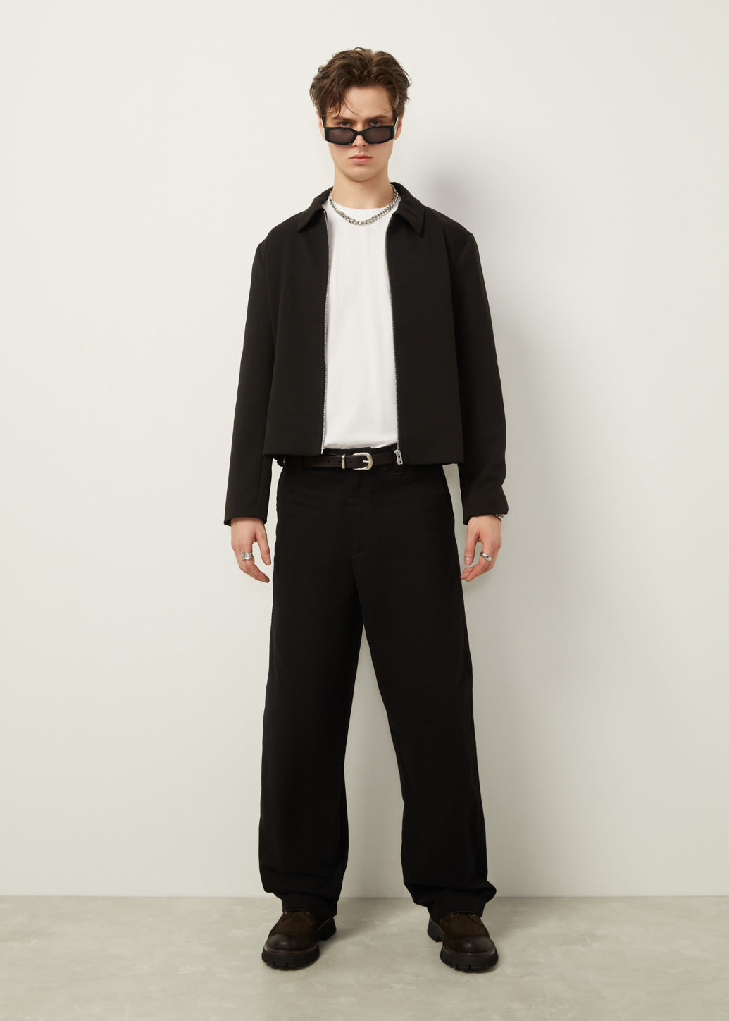 SADDLE CHINO PANTS