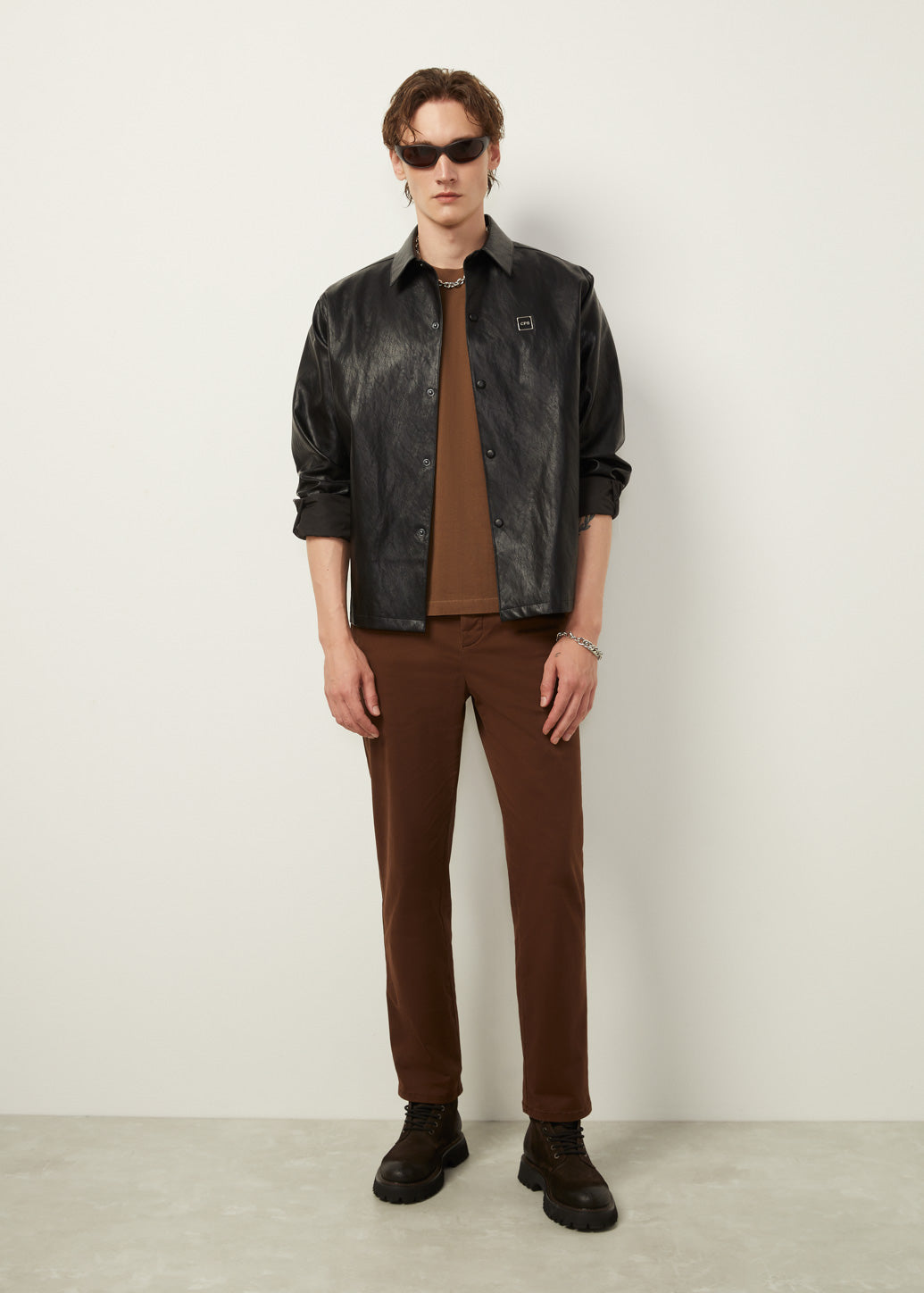 SLIM FIT TWILL CHINO PANTS