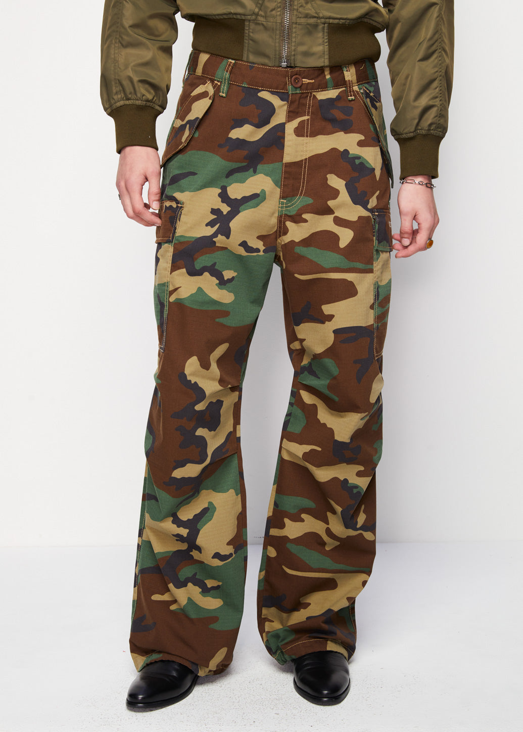 CAMOUFLAGE PRINTED PANTS