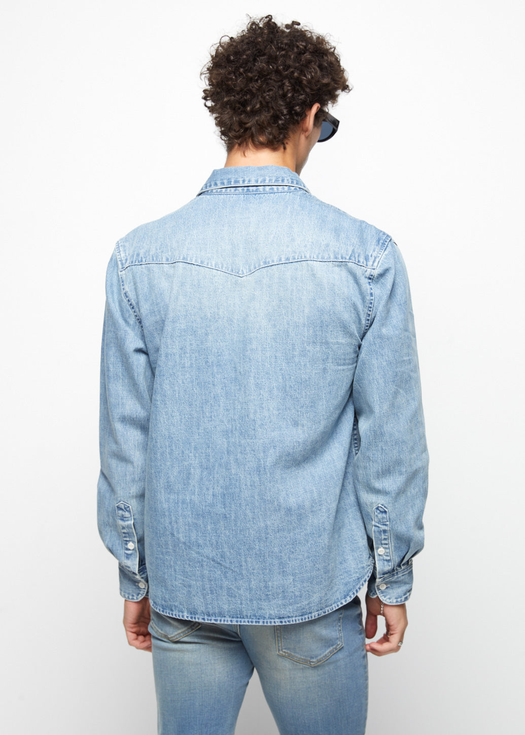 LONG SLEEVE DENIM SHIRT