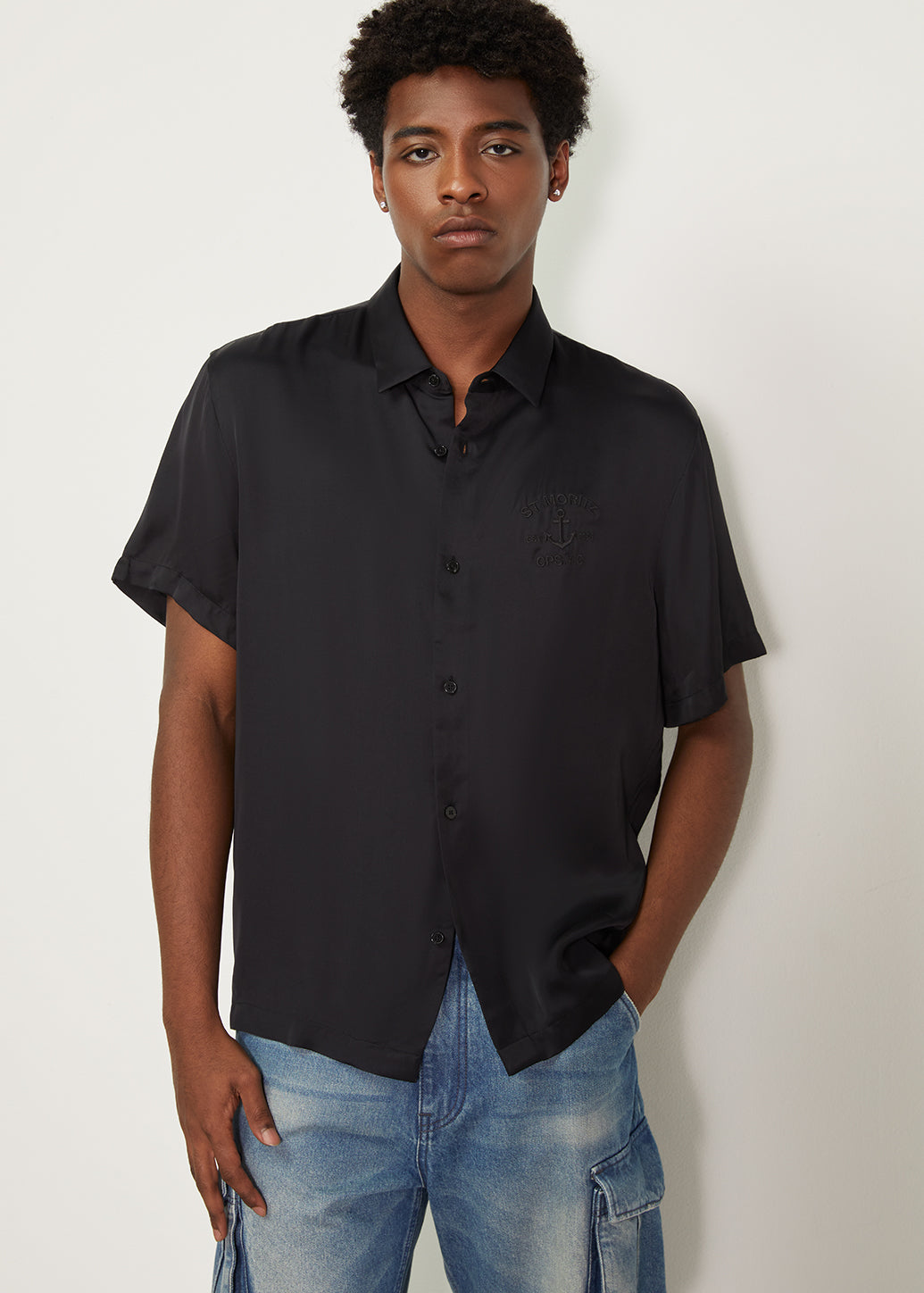 VISCOSE LOOSE FIT SHIRT