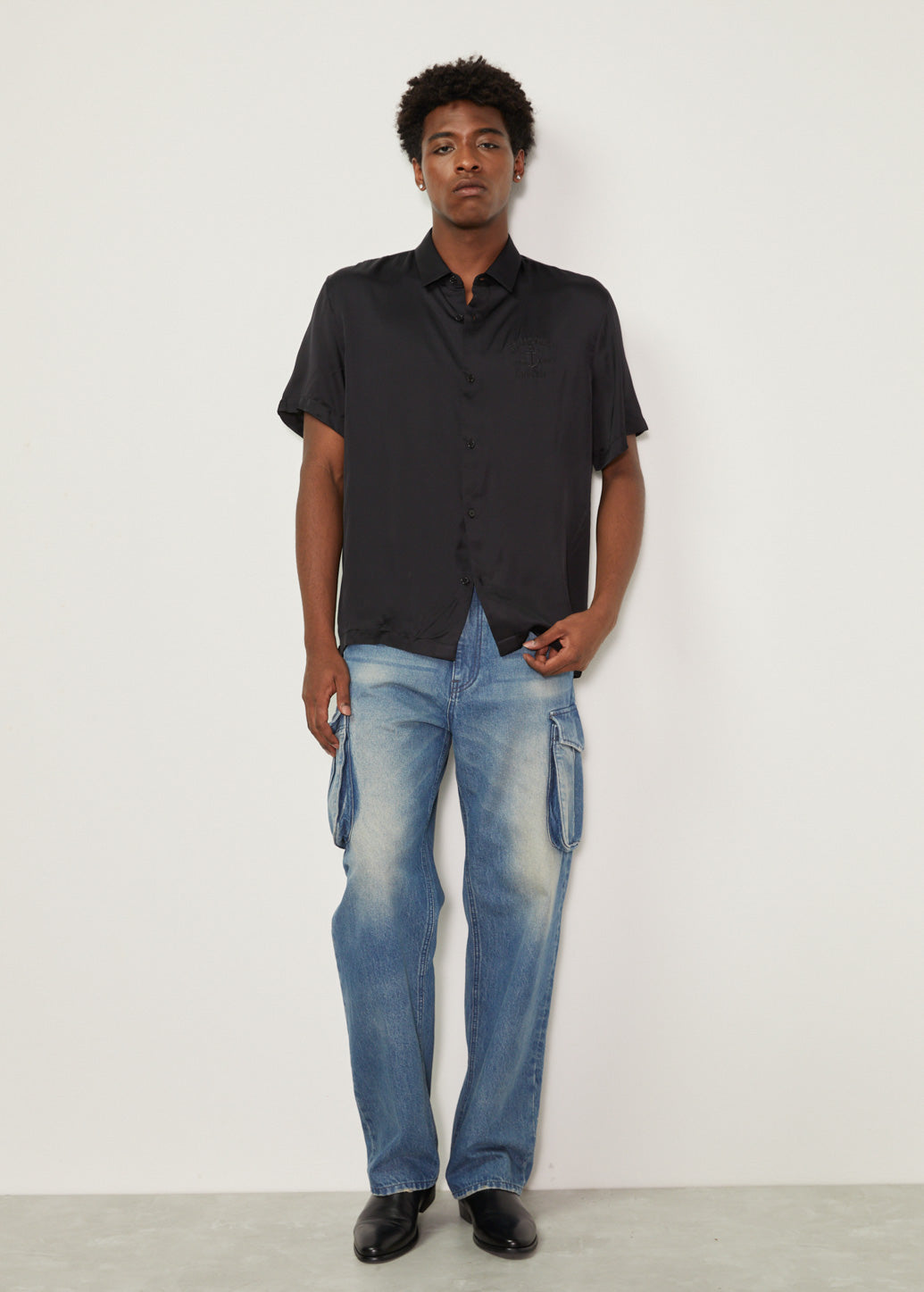 VISCOSE LOOSE FIT SHIRT
