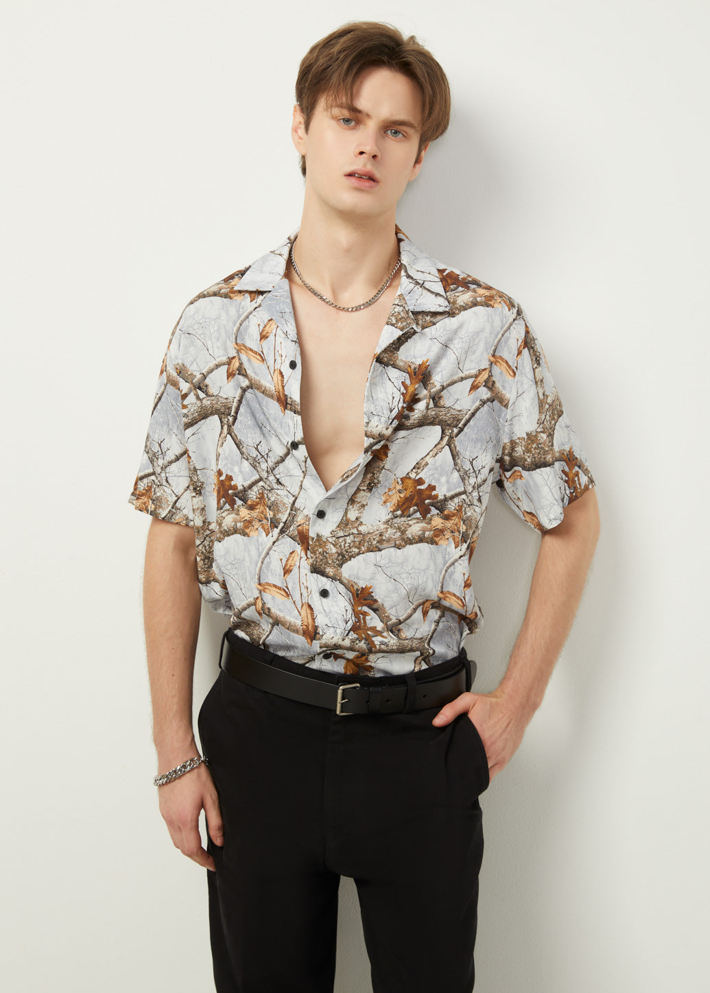 AUTUMN PRINTED RAYON SHIRT