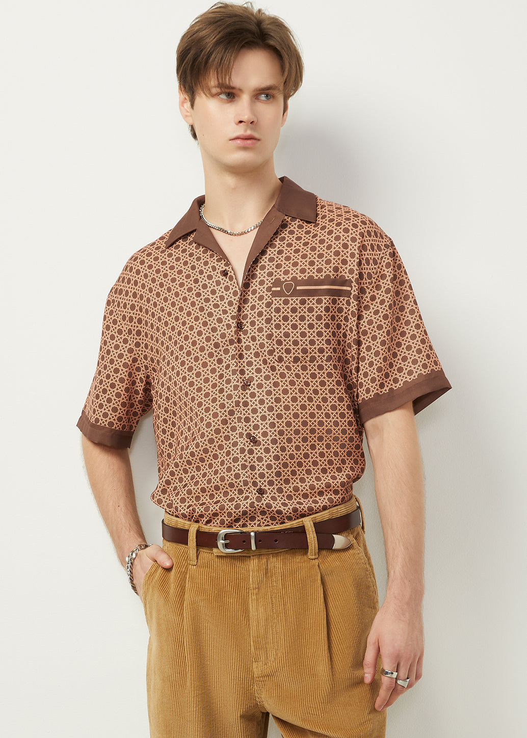 GEOMETRIC PRINTED SHIRT