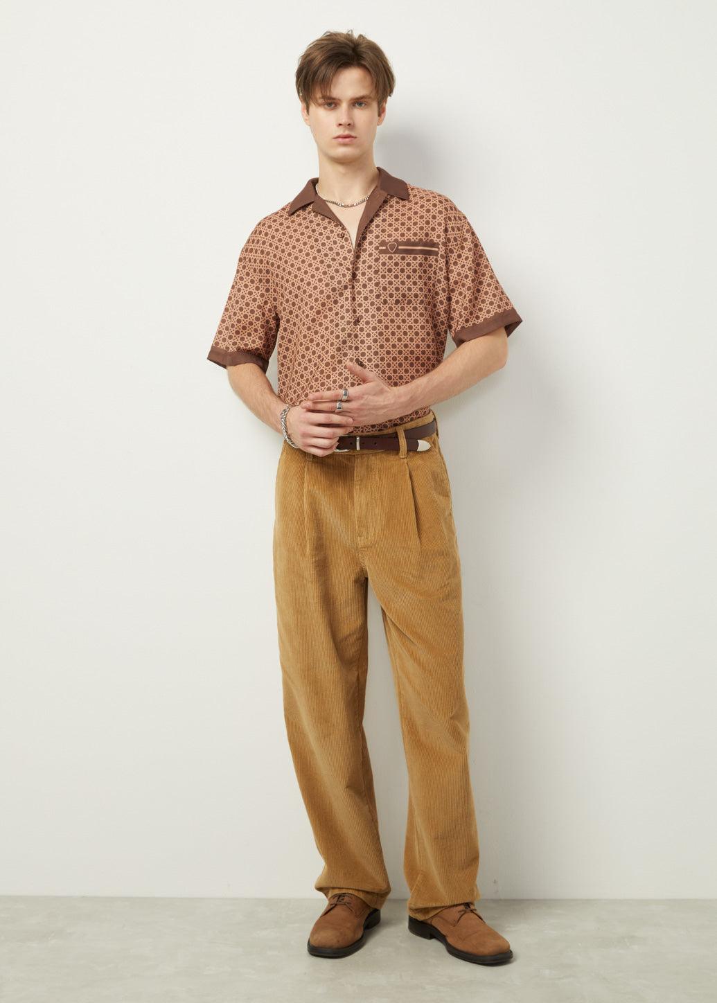 GEOMETRIC PRINTED SHIRT