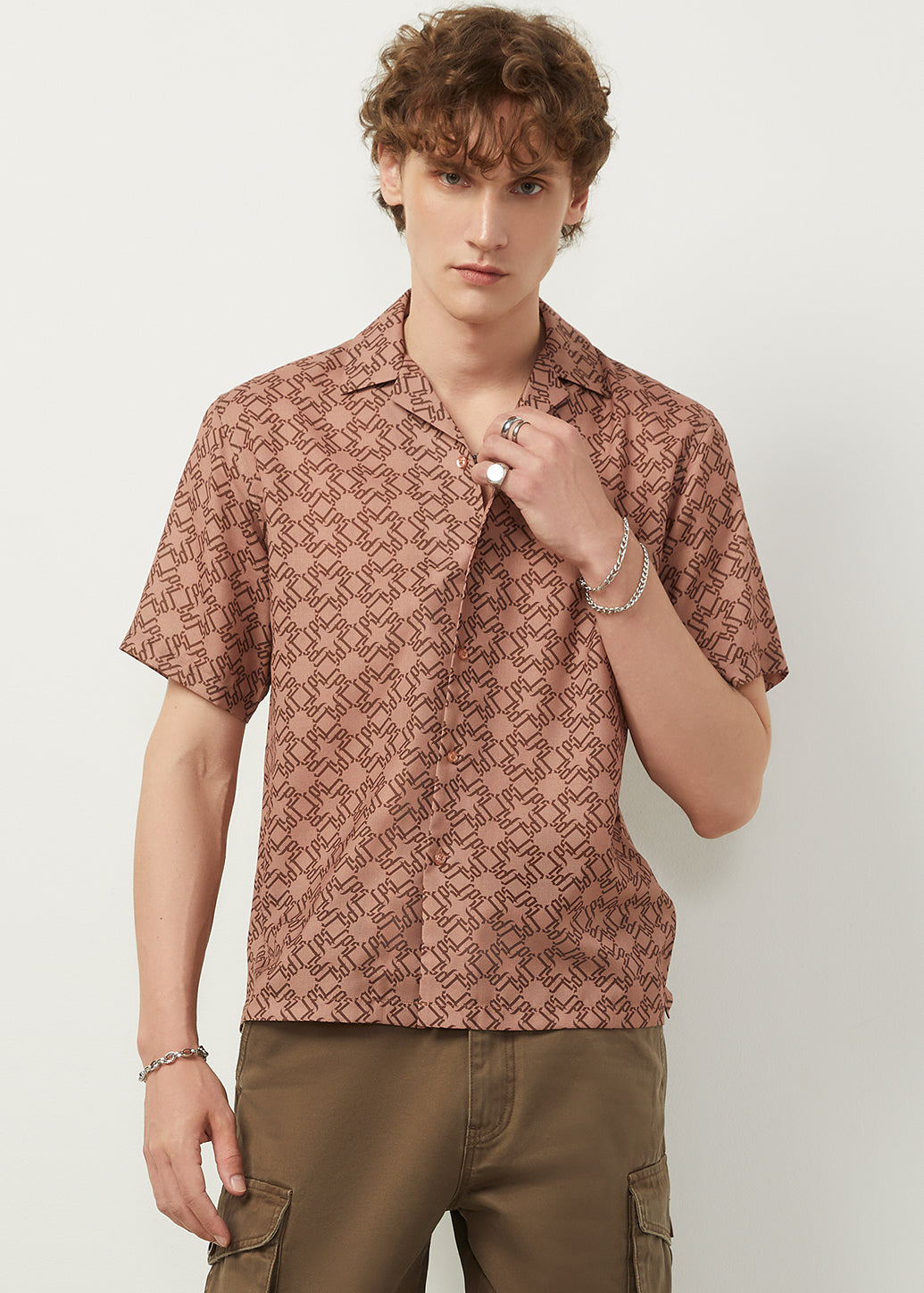 MONOGRAM RELAXED FIT SHIRT