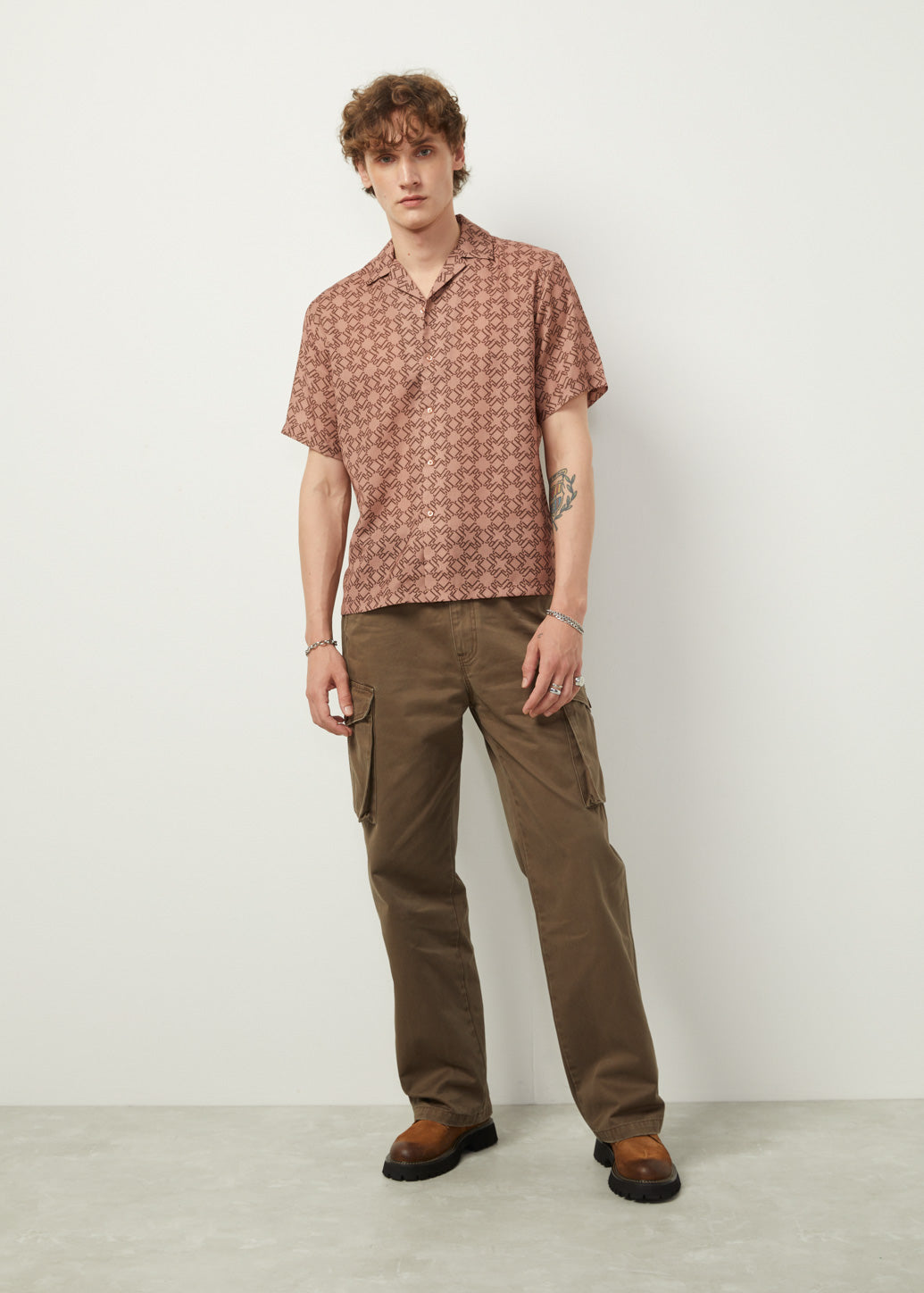 MONOGRAM RELAXED FIT SHIRT