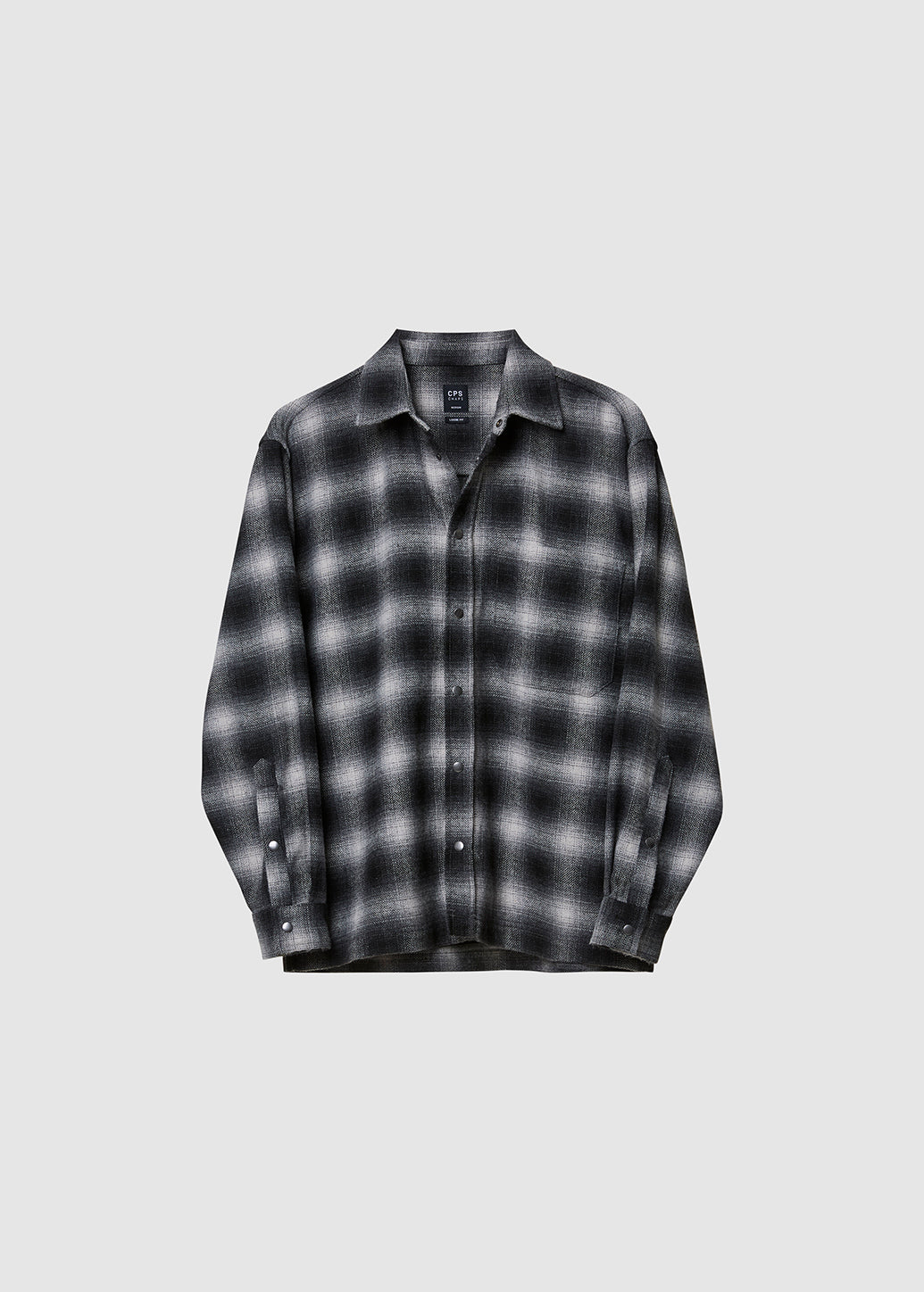 BLACK CHECKERED SHIRT - CPS Chaps Official Store