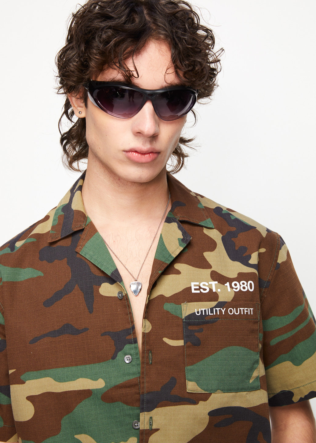 CAMOUFLAGE RELAXED FIT SHIRT