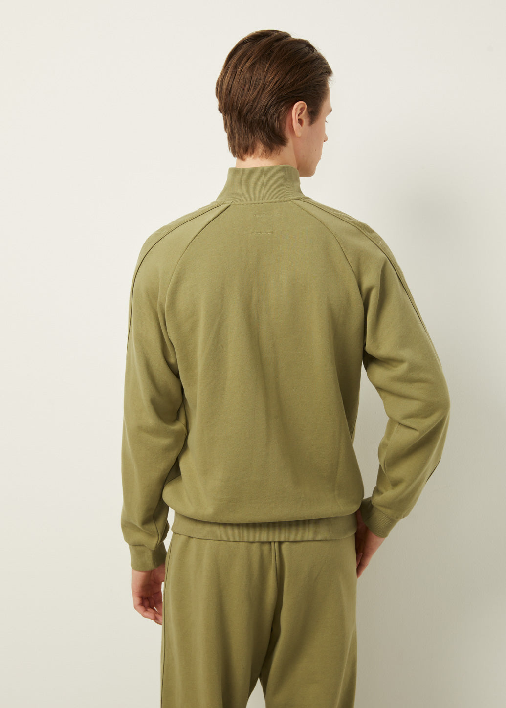 FRENCH TERRY HALF ZIP SWEATSHIRT