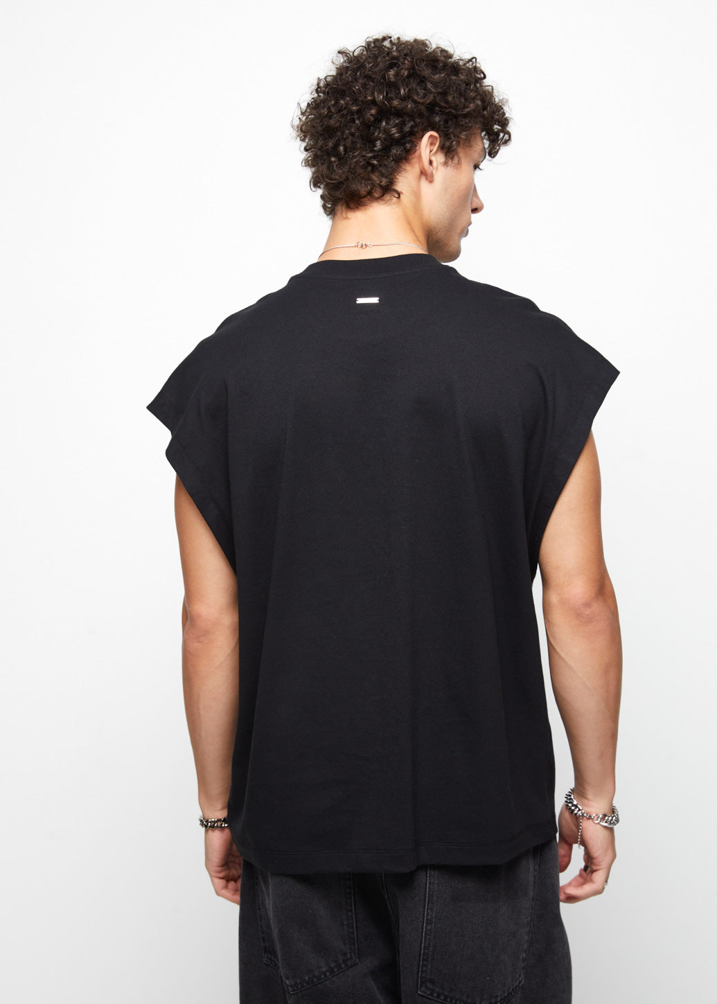 CPS SIGNATURE SLOGAN SLEEVELESS TEE - CPS Chaps Official Store