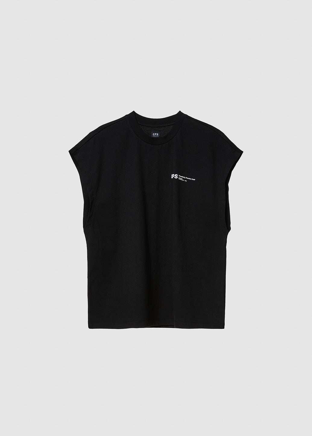 CPS SIGNATURE SLOGAN SLEEVELESS TEE - CPS Chaps Official Store