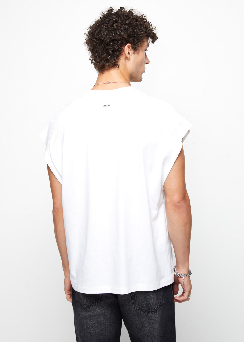 CPS SIGNATURE SLOGAN SLEEVELESS TEE - CPS Chaps Official Store