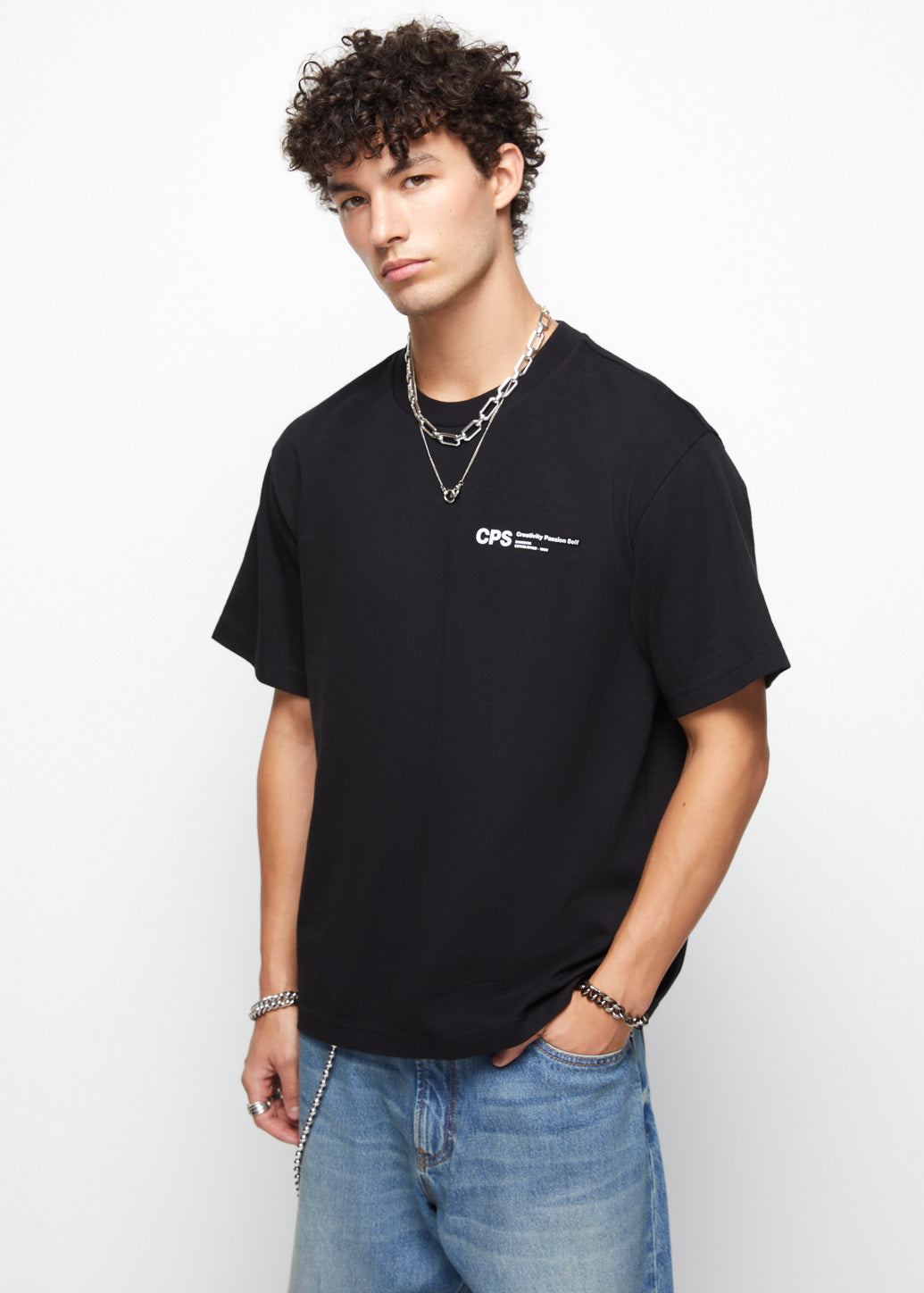 CPS SIGNATURE SLOGAN RELAXED FIT TEE - CPS Chaps Official Store