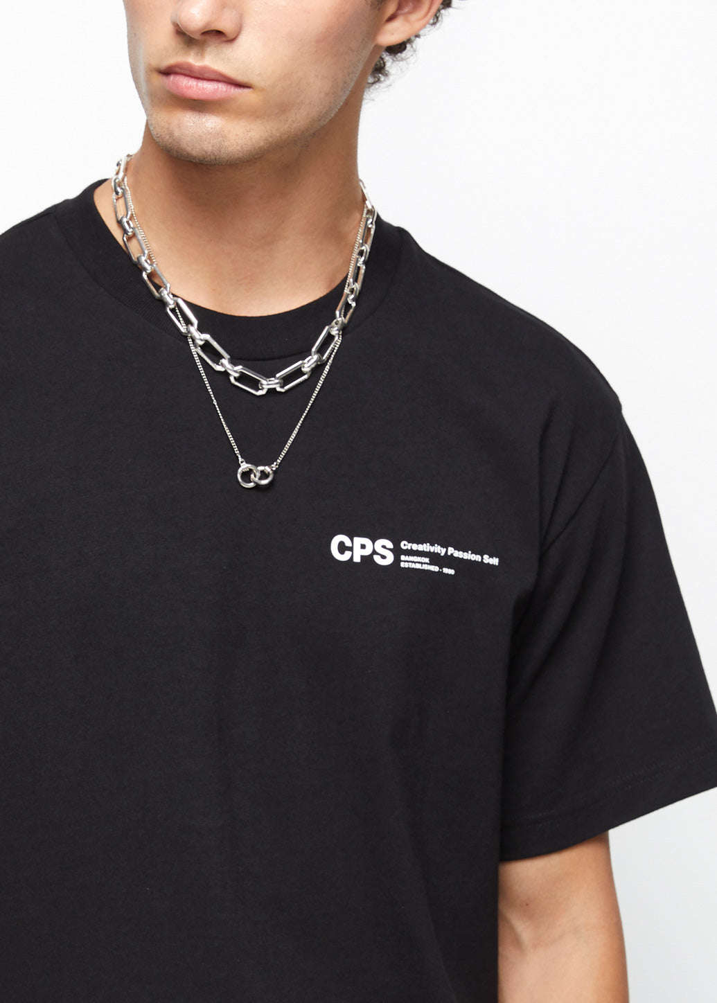 CPS SIGNATURE SLOGAN RELAXED FIT TEE - CPS Chaps Official Store
