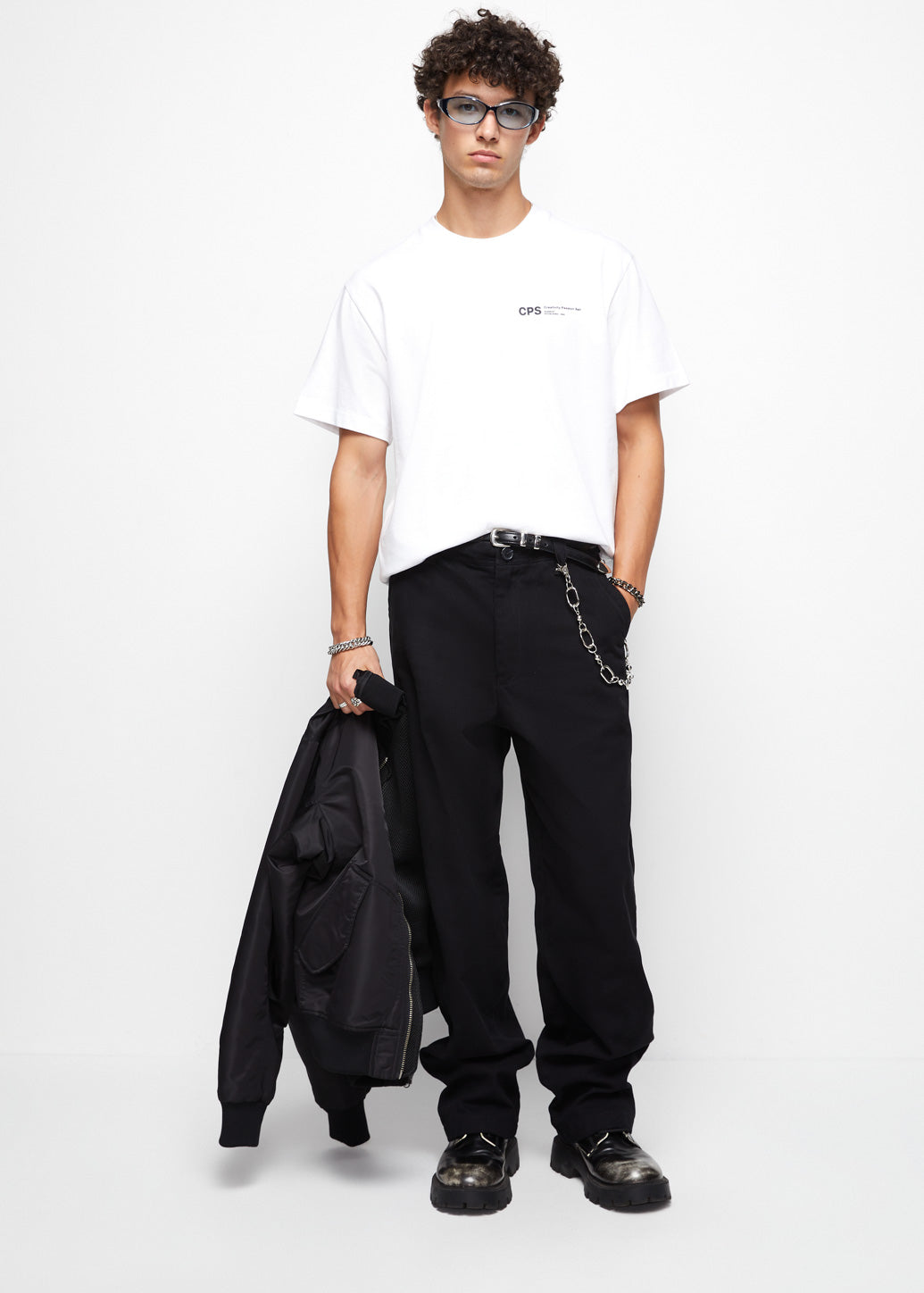 CPS SIGNATURE SLOGAN RELAXED FIT TEE - CPS Chaps Official Store