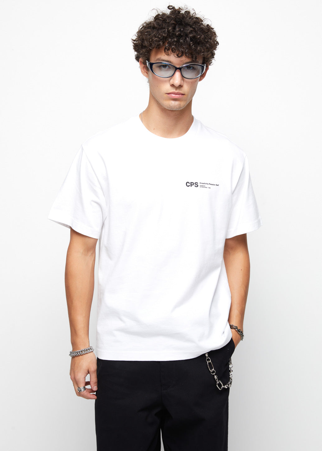 CPS SIGNATURE SLOGAN RELAXED FIT TEE - CPS Chaps Official Store