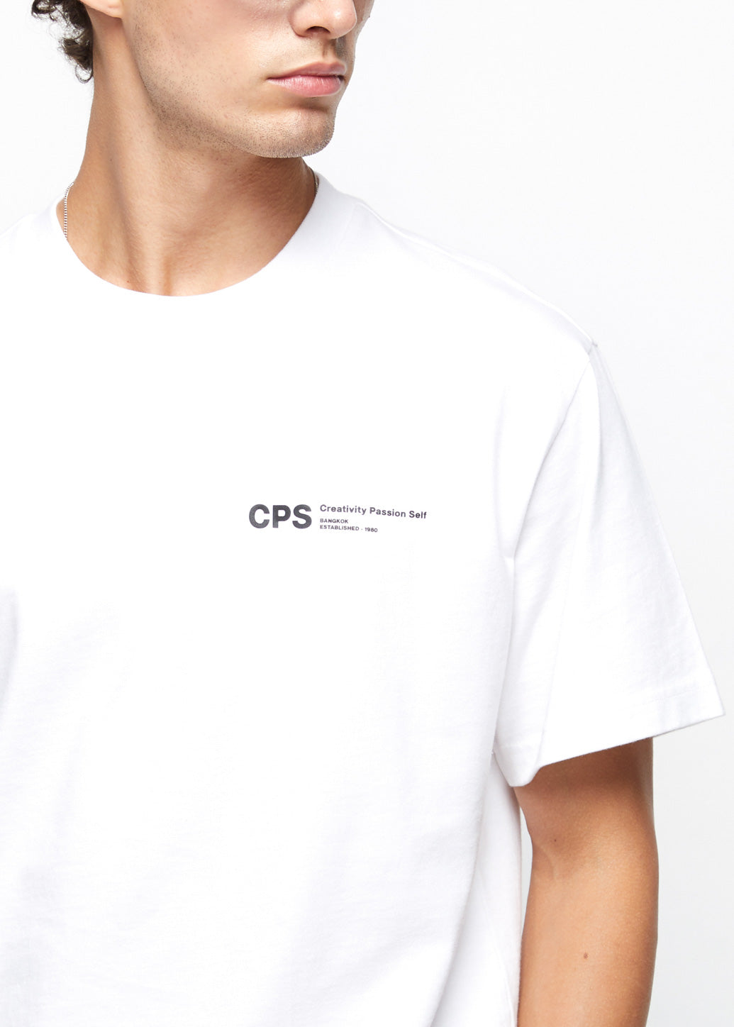 CPS SIGNATURE SLOGAN RELAXED FIT TEE - CPS Chaps Official Store