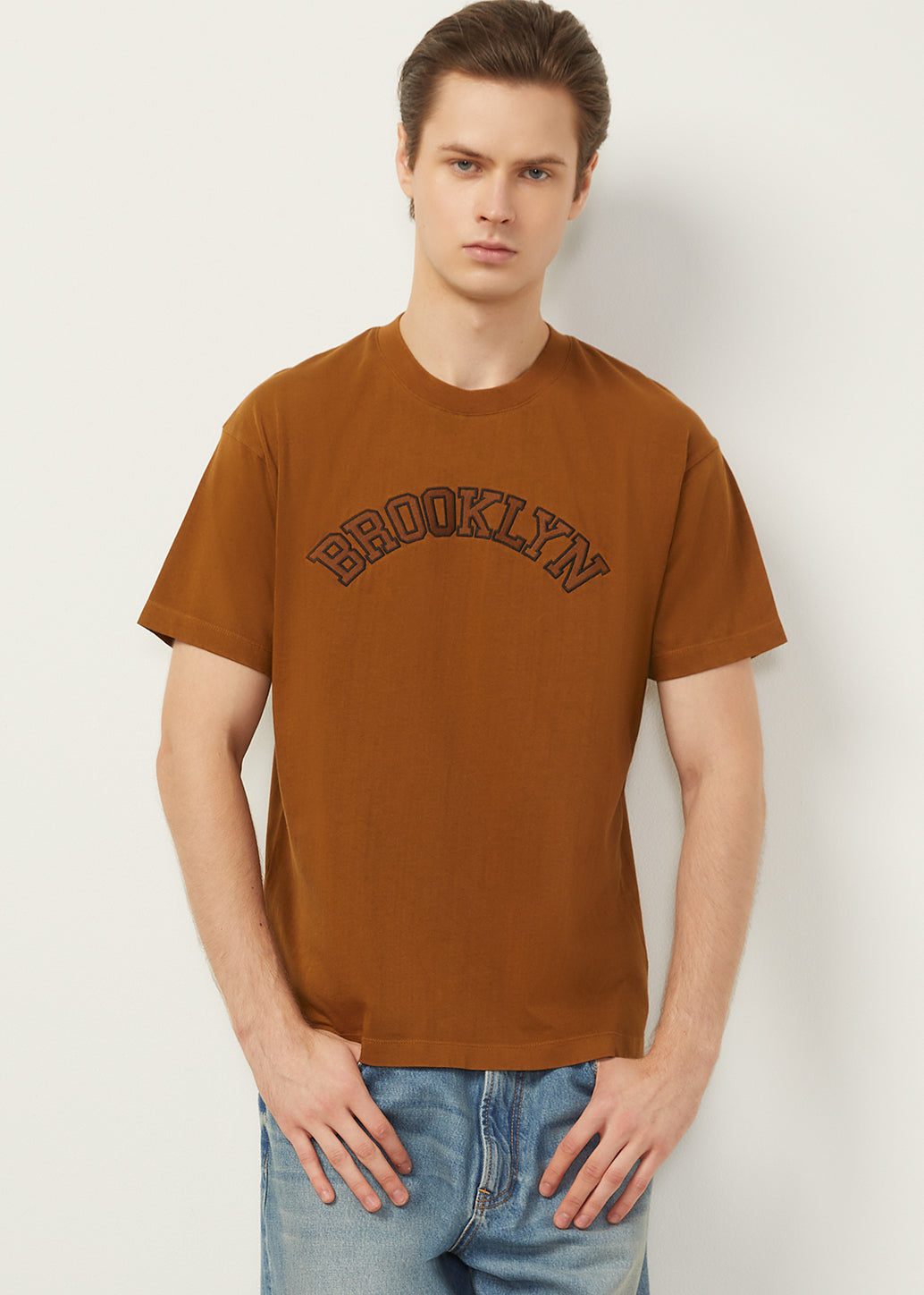 EMBROIDERED BROOKLYN TEE