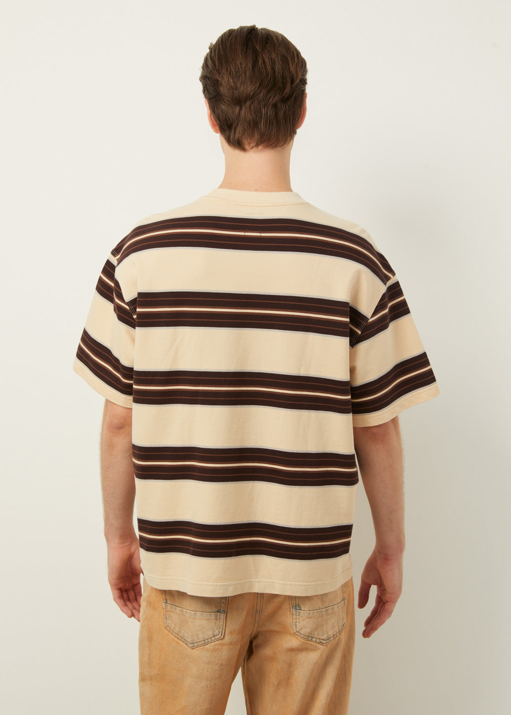 STRIPED LOOSE FIT TEE