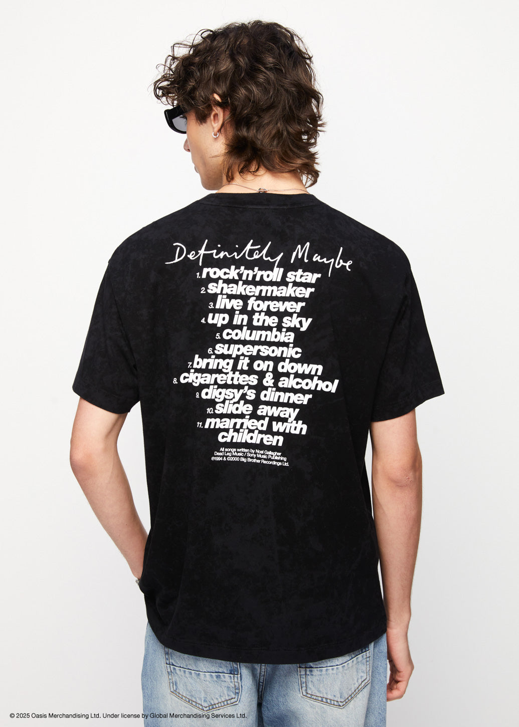 OASIS "DEFINITELY MAYBE" GRAPHIC TEE