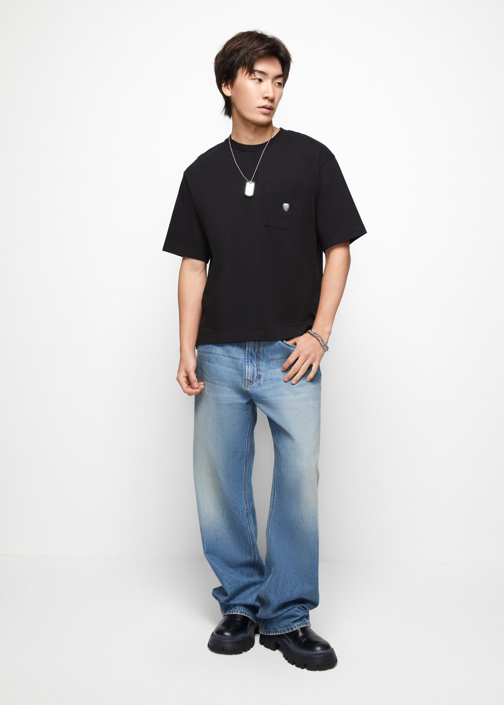 BOXY SIGNATURE LOGO TEE - CPS Chaps Official Store